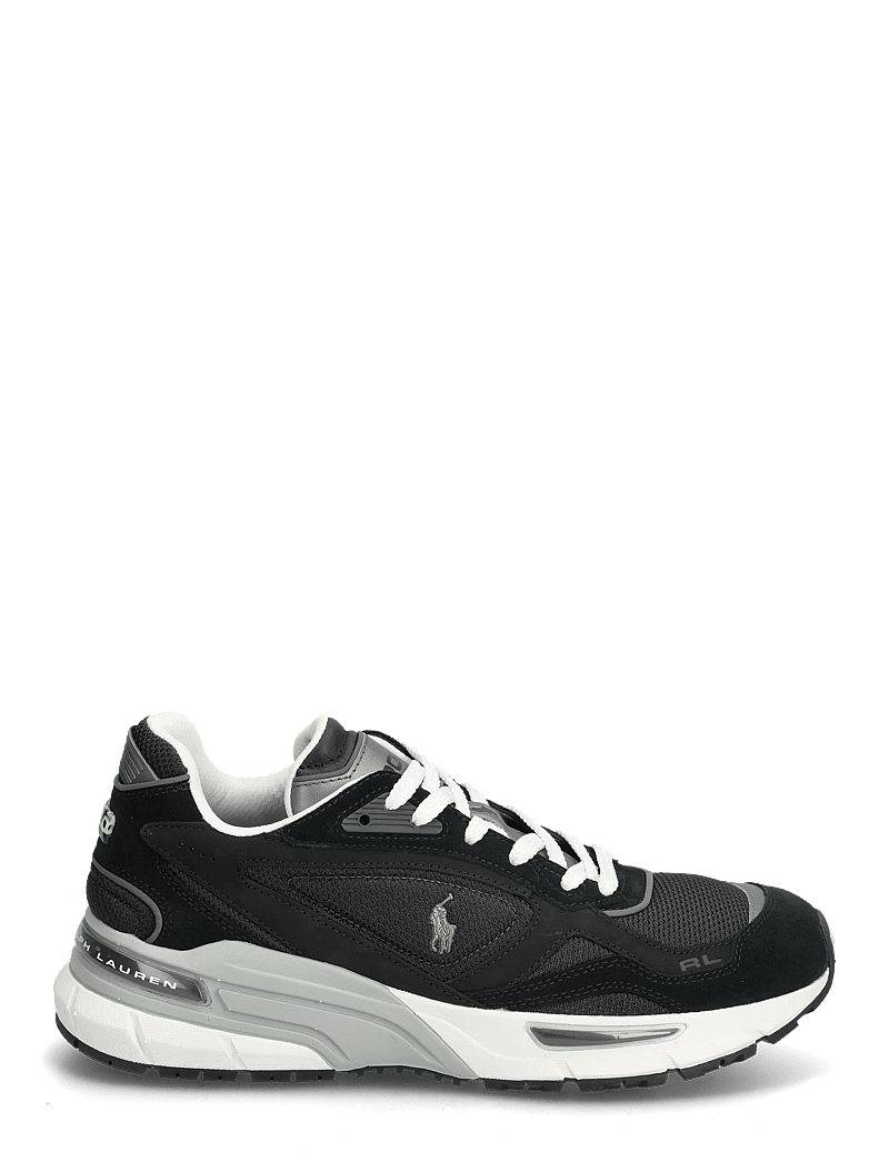 Polo Ralph Lauren - SUEDE/LEATHER/MESH-TRACKSTR 275-SK- - niedriger schnitt - black/dark grey - 1