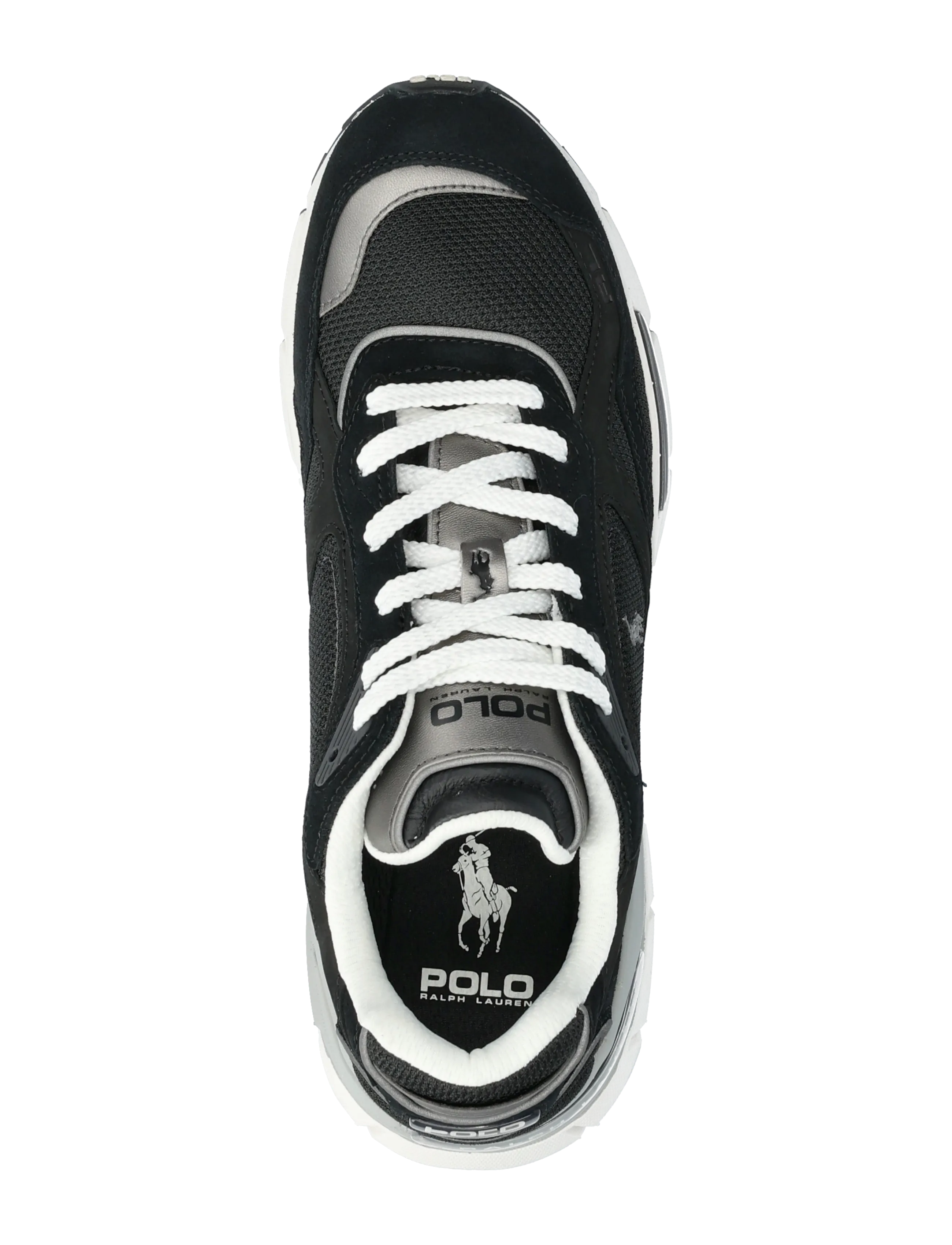 Polo Ralph Lauren - SUEDE/LEATHER/MESH-TRACKSTR 275-SK- - laag sneakers - black/dark grey - 3