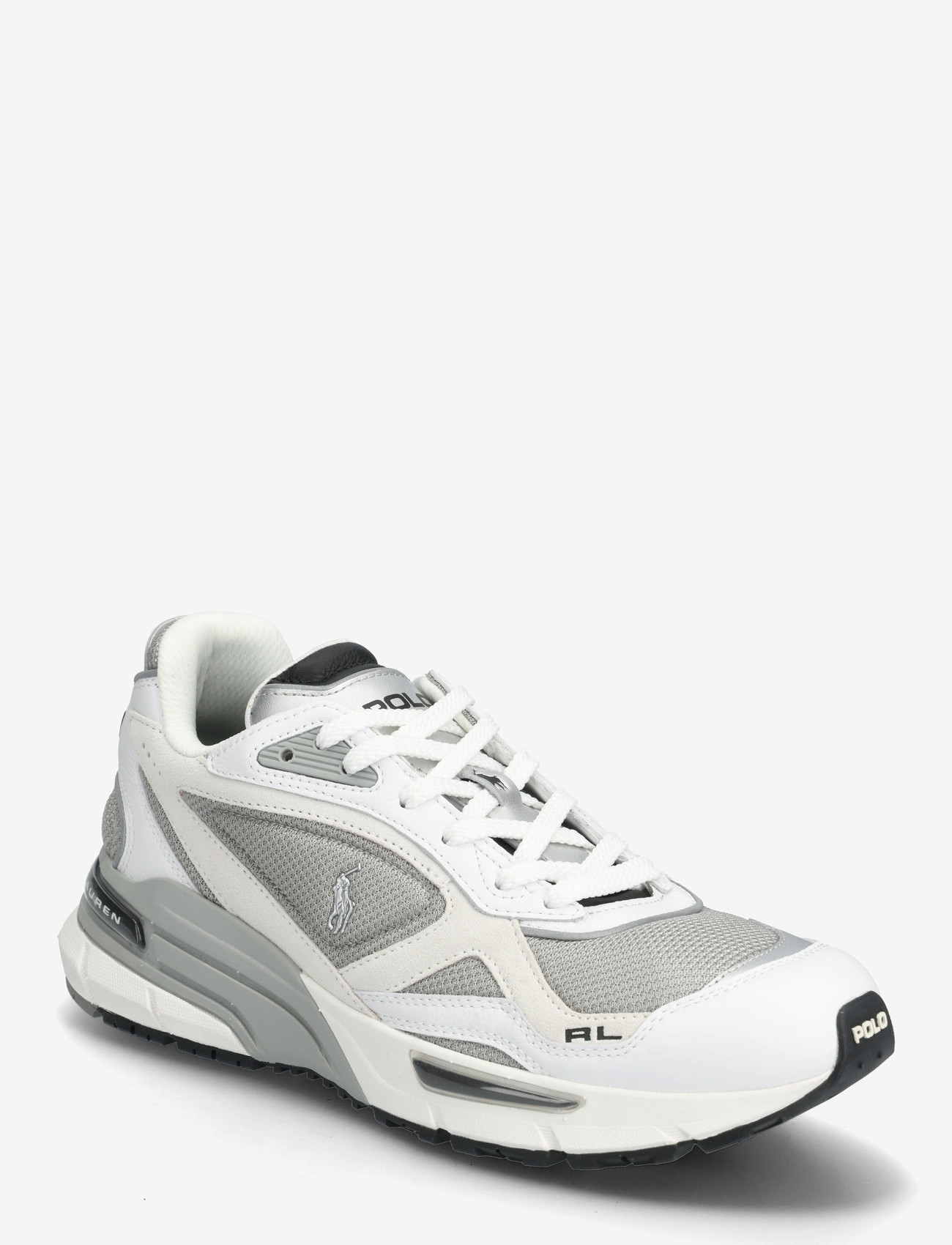 Polo Ralph Lauren - SUEDE/LEATHER/MESH-TRACKSTR 275-SK- - låga sneakers - white/grey - 0