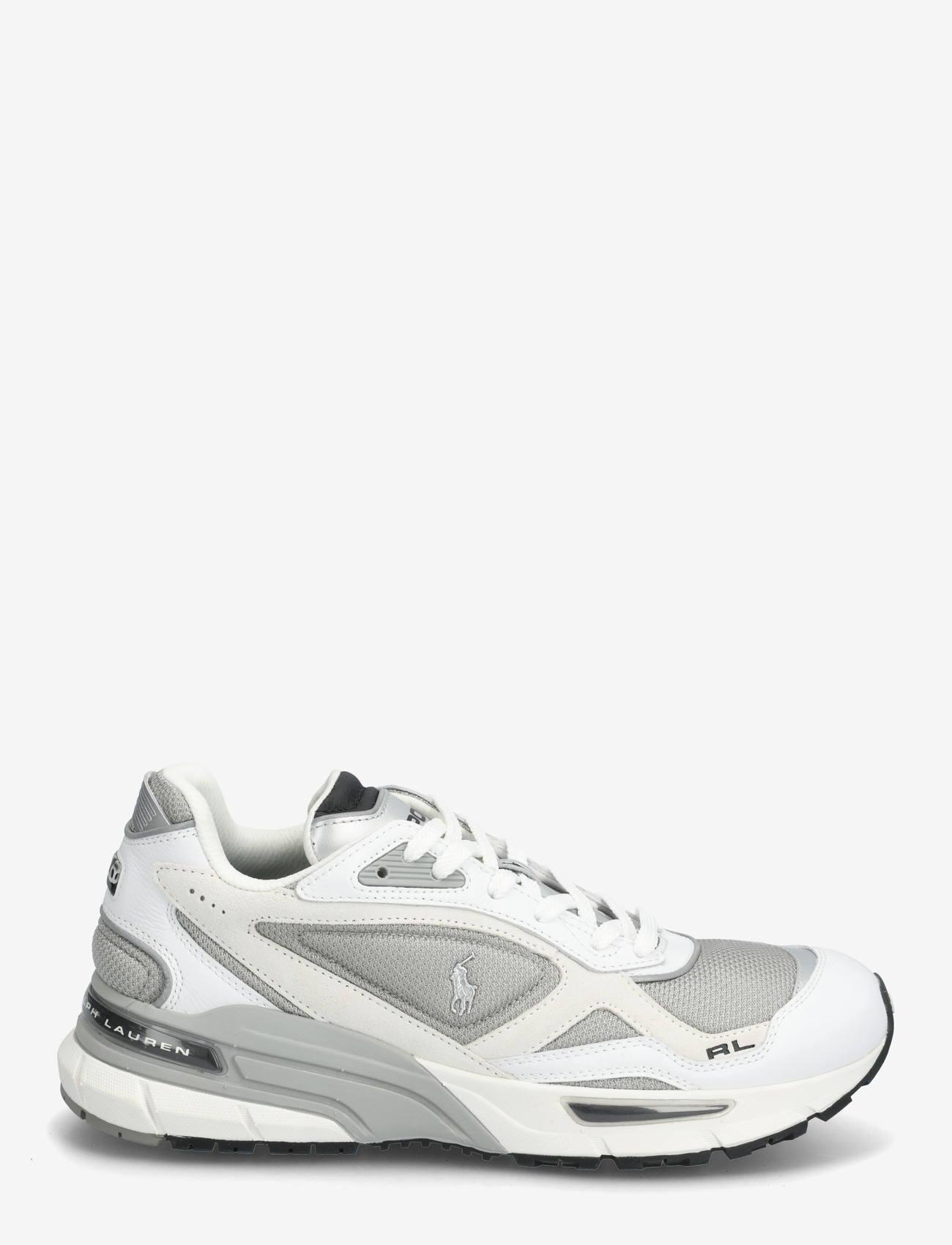 Polo Ralph Lauren - SUEDE/LEATHER/MESH-TRACKSTR 275-SK- - låga sneakers - white/grey - 1