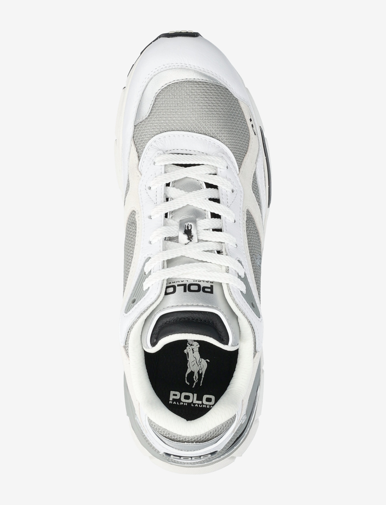 Polo Ralph Lauren - SUEDE/LEATHER/MESH-TRACKSTR 275-SK- - låga sneakers - white/grey - 3