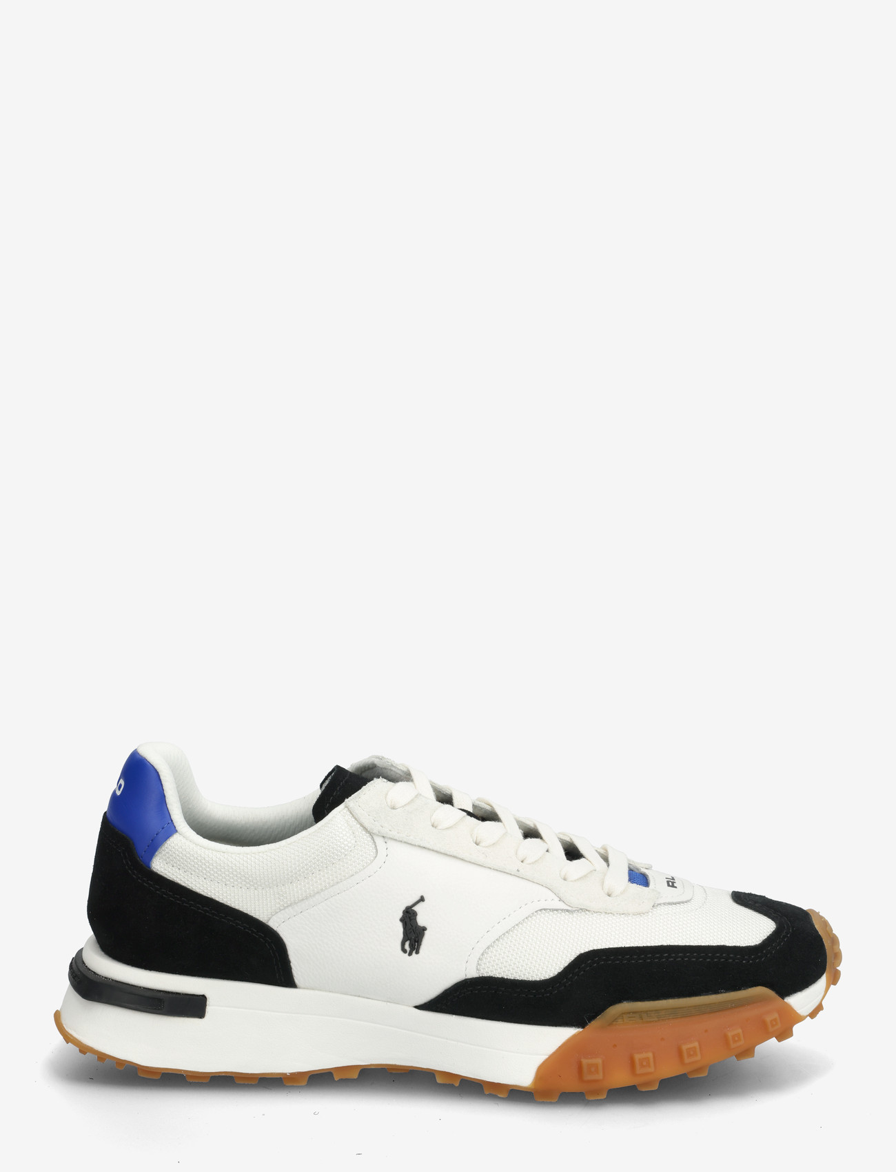Polo Ralph Lauren - Eldridge Suede-Paneled Sneaker - lave sneakers - deckwash white/bl - 1