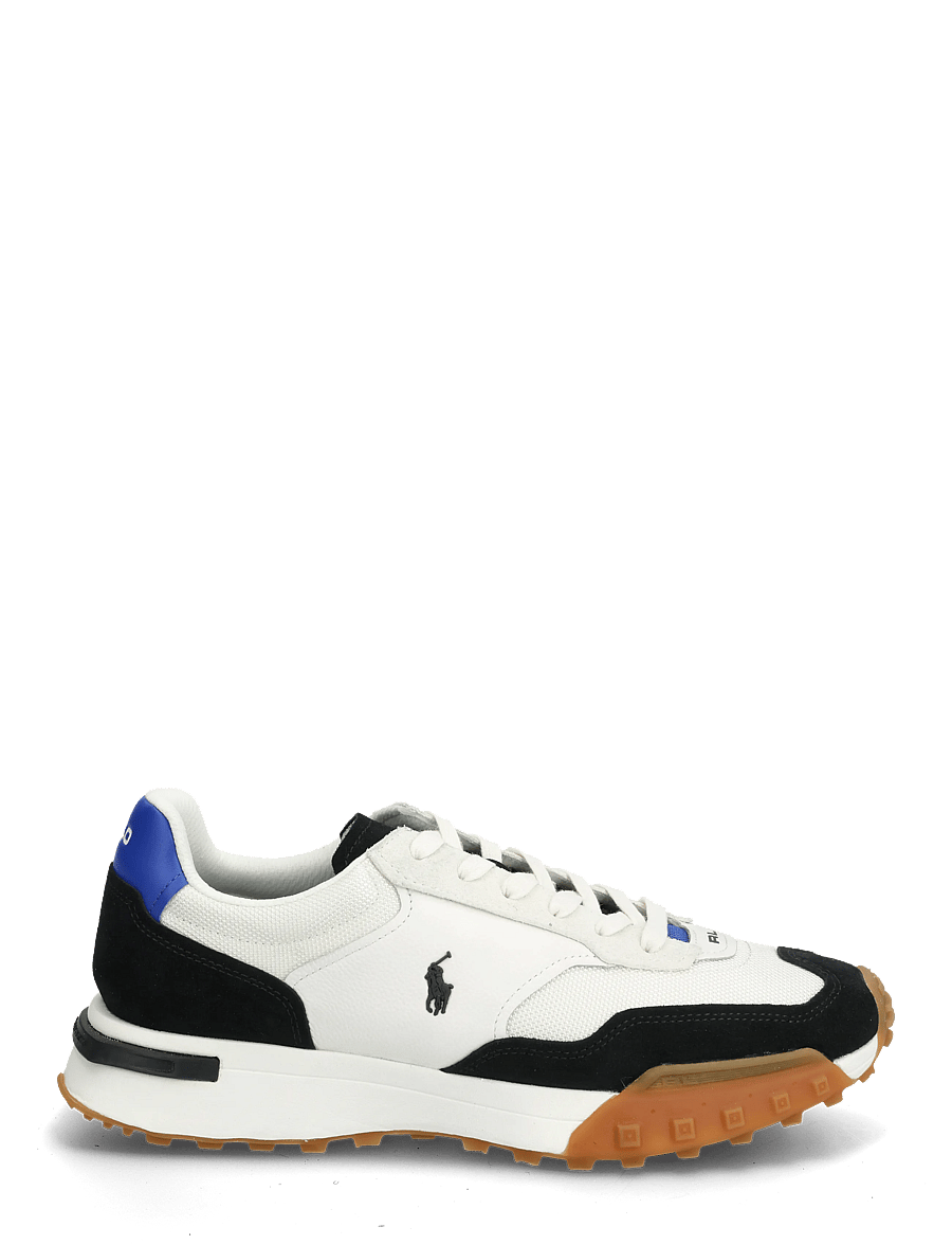Polo Ralph Lauren - Eldridge Suede-Paneled Sneaker - low tops - deckwash white/bl - 1