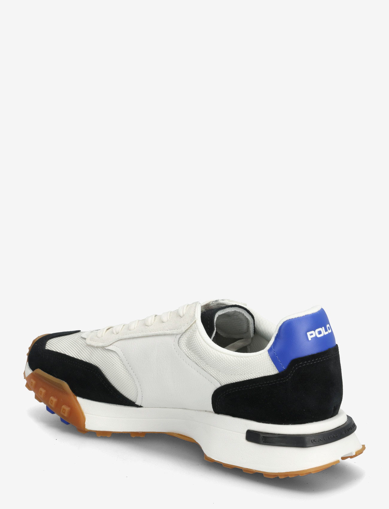 Polo Ralph Lauren - Eldridge Suede-Paneled Sneaker - lave sneakers - deckwash white/bl - 2