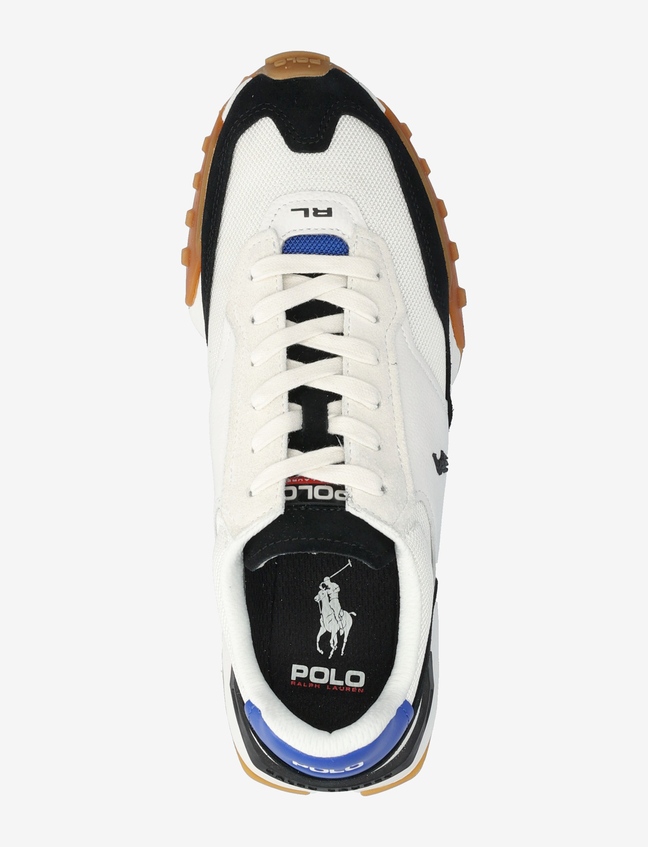 Polo Ralph Lauren - Eldridge Suede-Paneled Sneaker - lave sneakers - deckwash white/bl - 3