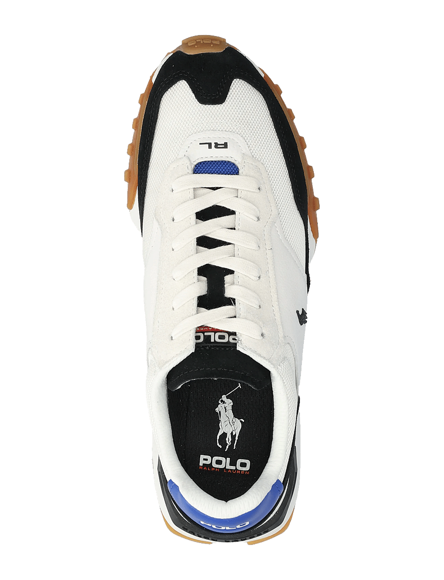 Polo Ralph Lauren - Eldridge Suede-Paneled Sneaker - low tops - deckwash white/bl - 3
