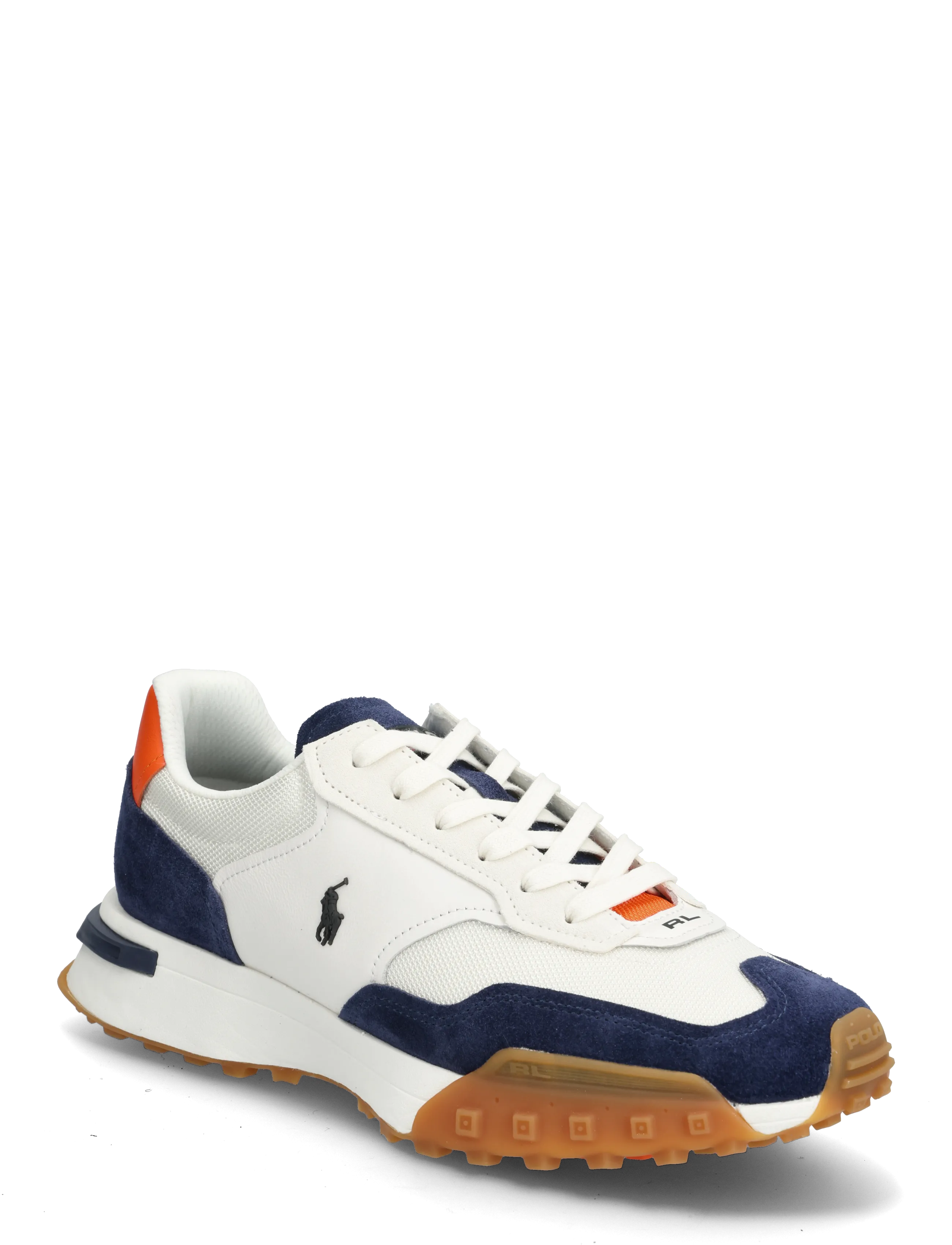 Polo Ralph Lauren Eldridge Suede-Paneled Sneaker, Mænd, Sneaker, Hvid, Str: 47