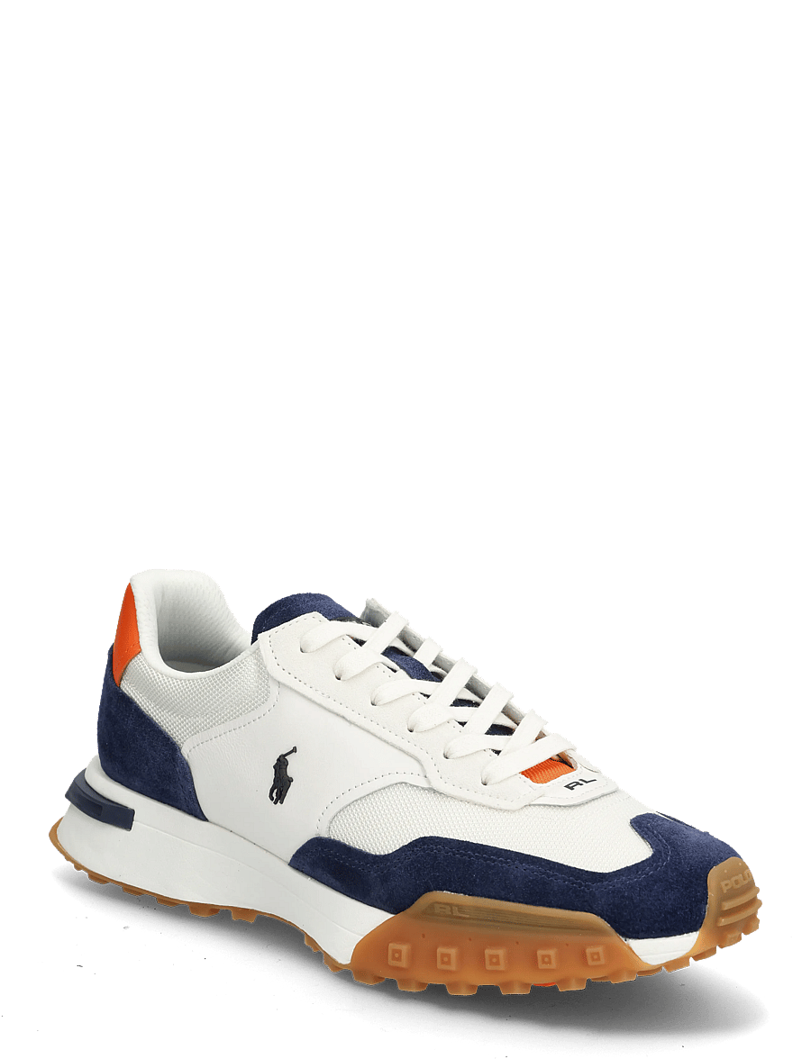 Polo Ralph Lauren - Eldridge Suede-Paneled Sneaker - lágir strigaskór - deckwash white/na - 0