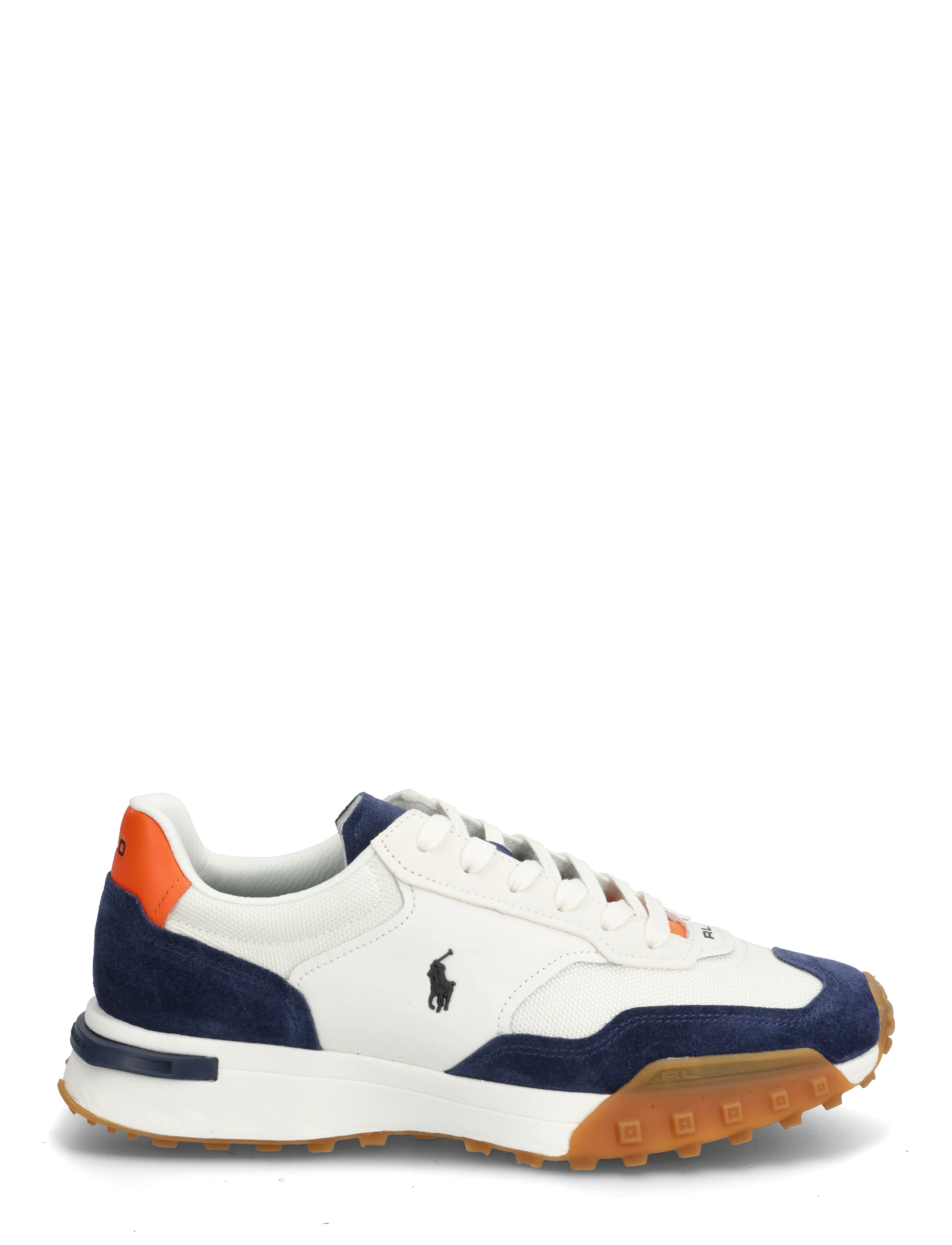 Polo Ralph Lauren - Eldridge Suede-Paneled Sneaker - sneakersy niskie - deckwash white/na - 1