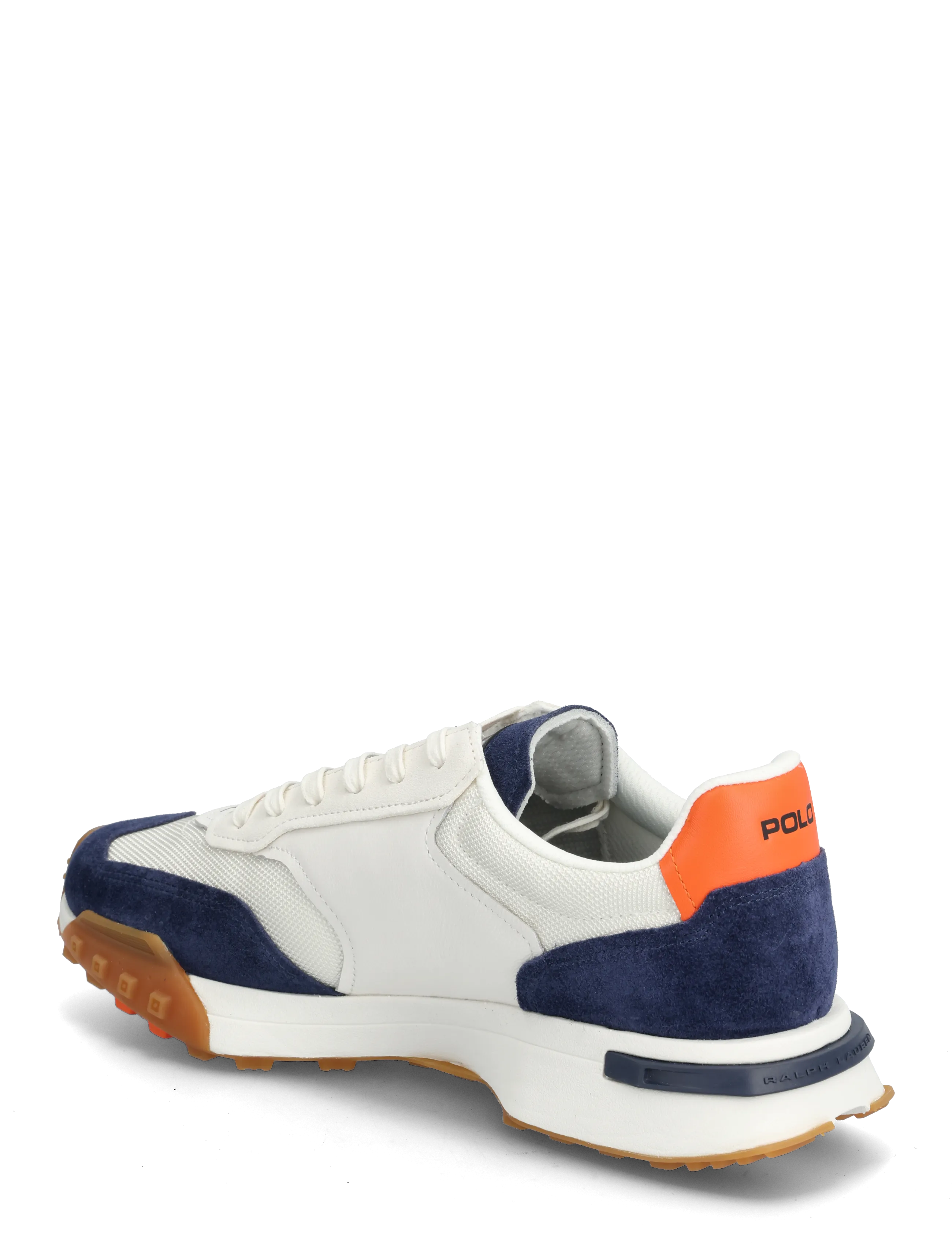 Polo Ralph Lauren - Eldridge Suede-Paneled Sneaker - sneakersy niskie - deckwash white/na - 2