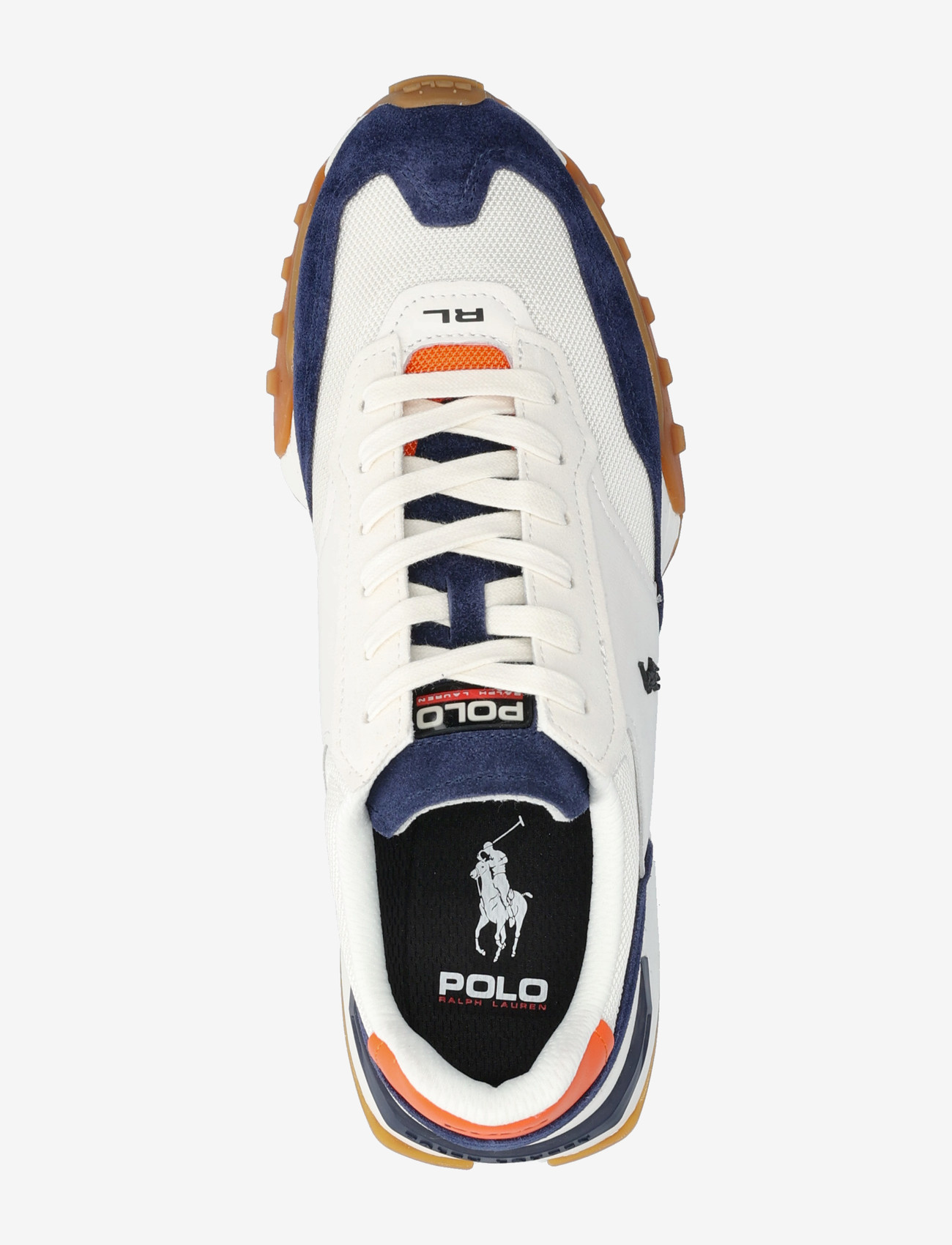 Polo Ralph Lauren - Eldridge Suede-Paneled Sneaker - låga sneakers - deckwash white/na - 3