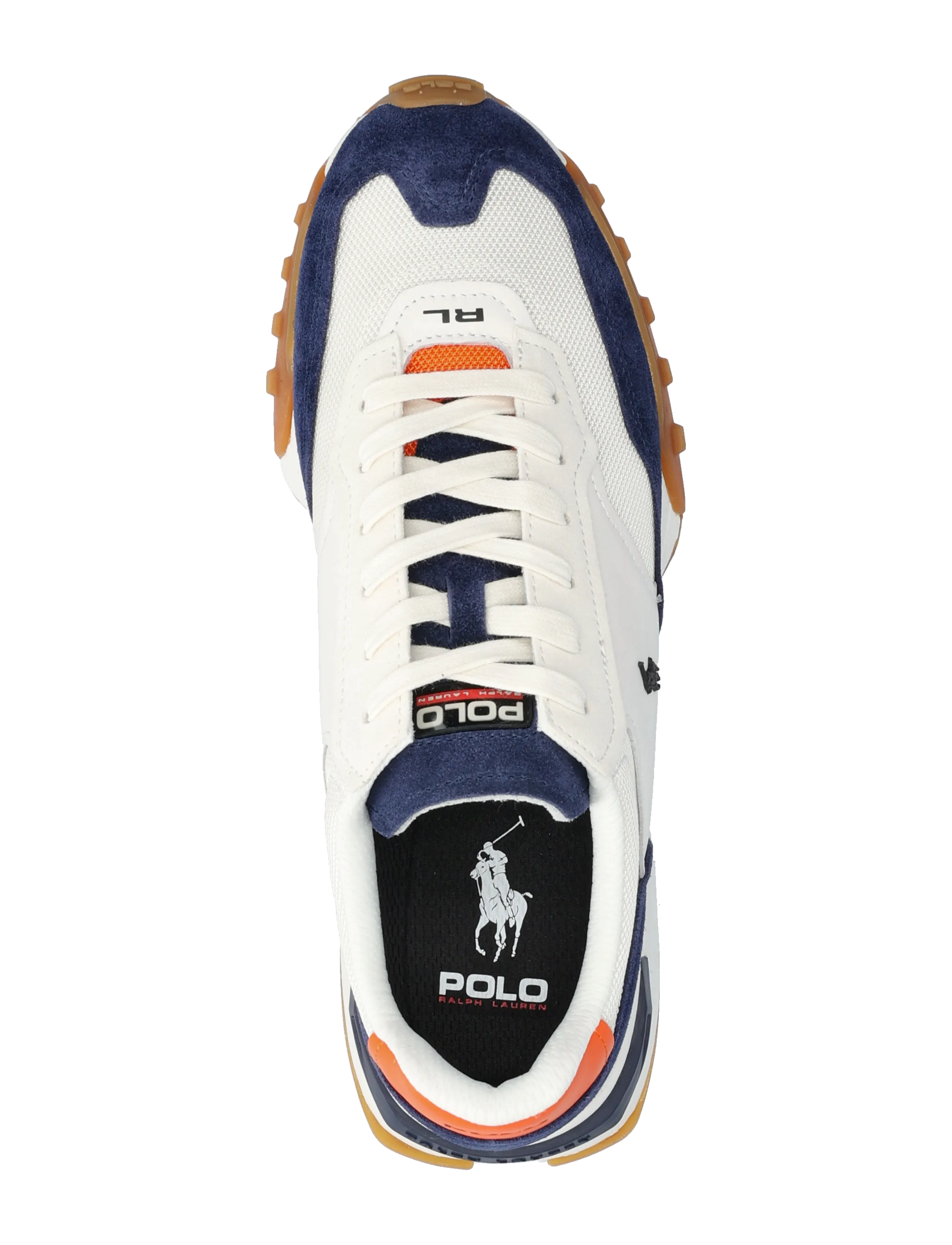 Polo Ralph Lauren - Eldridge Suede-Paneled Sneaker - sneakersy niskie - deckwash white/na - 3