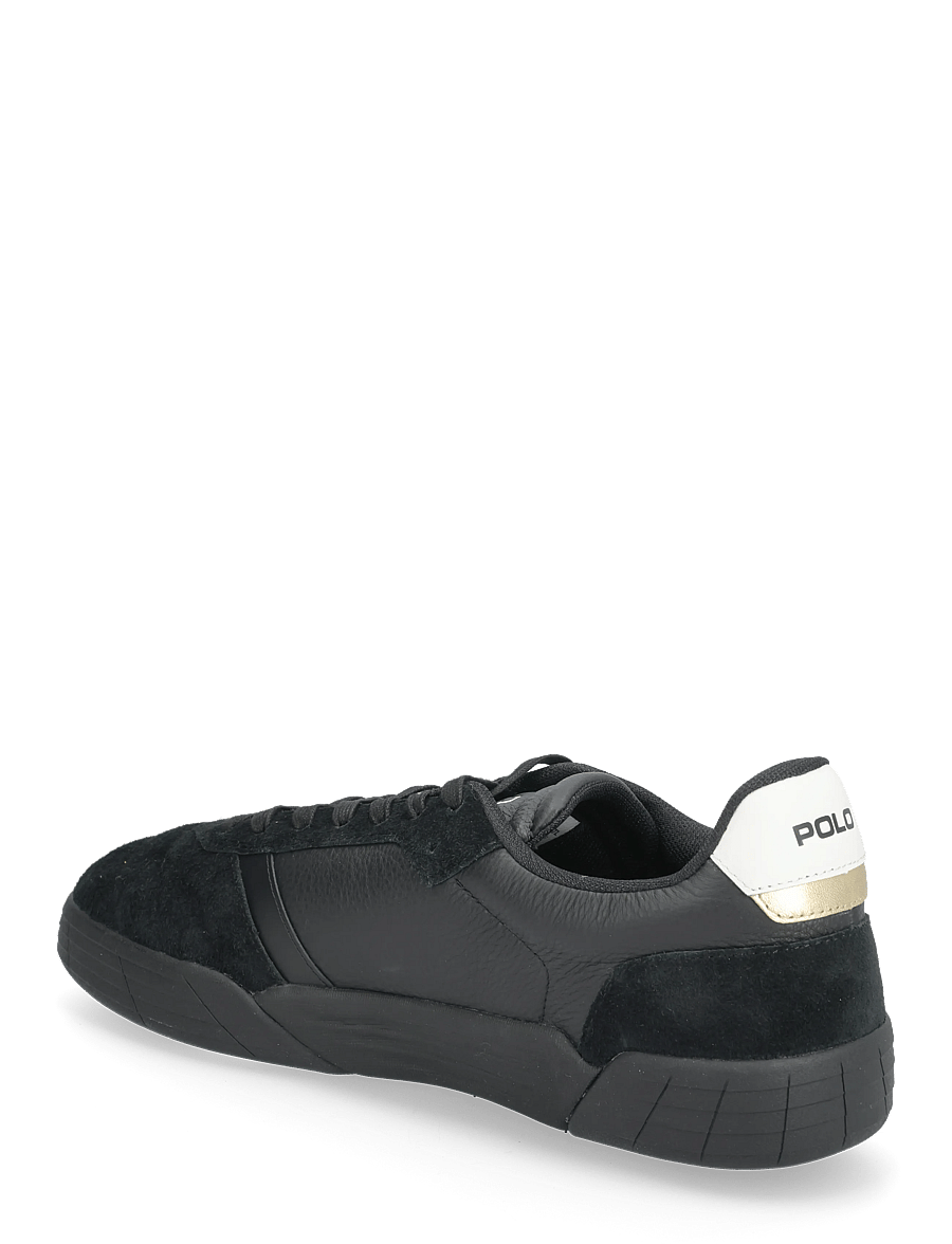 Polo Ralph Lauren - LEATHER/SUEDE-BROOME-SK-LTL - lave sneakers - black - 2