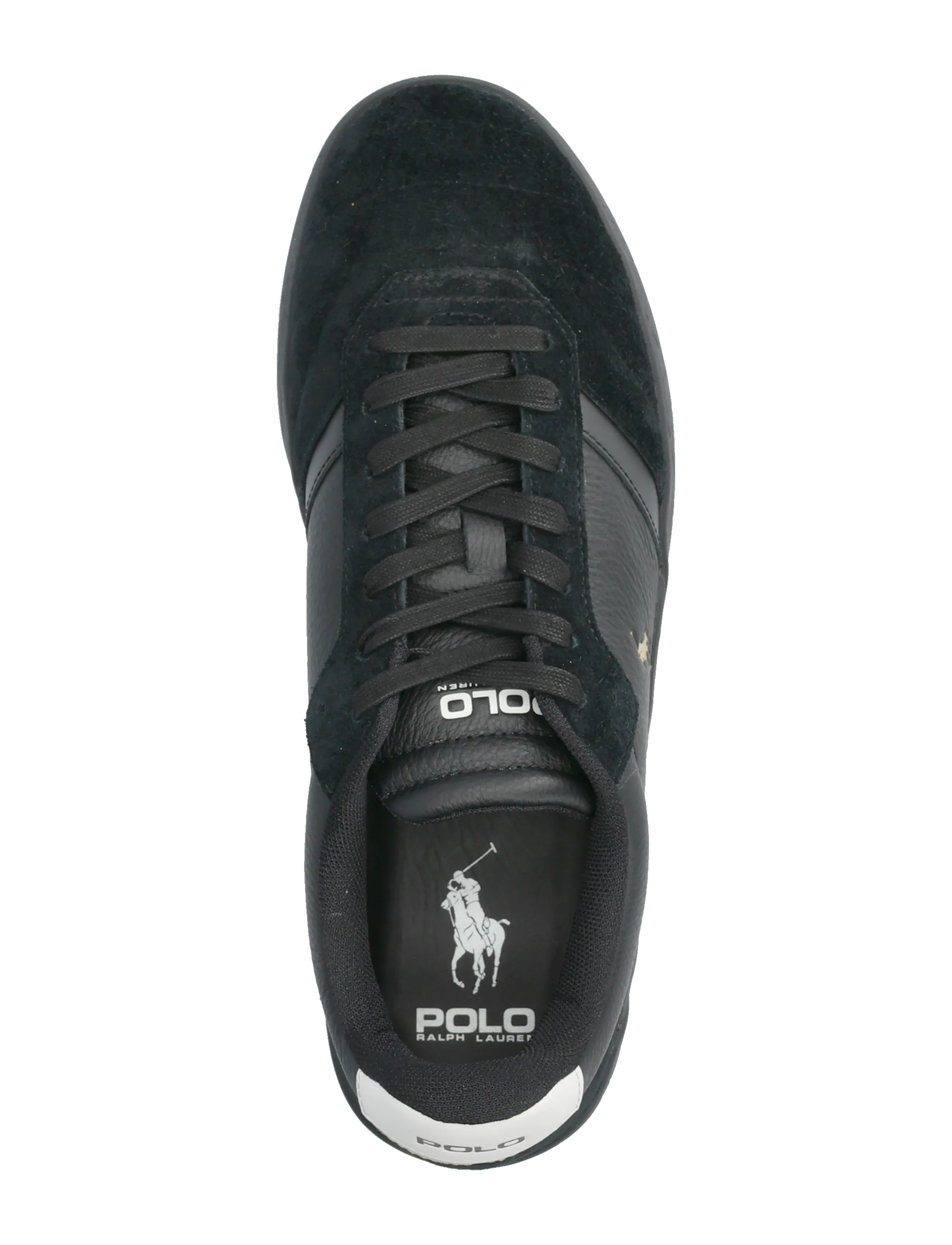 Polo Ralph Lauren - LEATHER/SUEDE-BROOME-SK-LTL - lave sneakers - black - 3