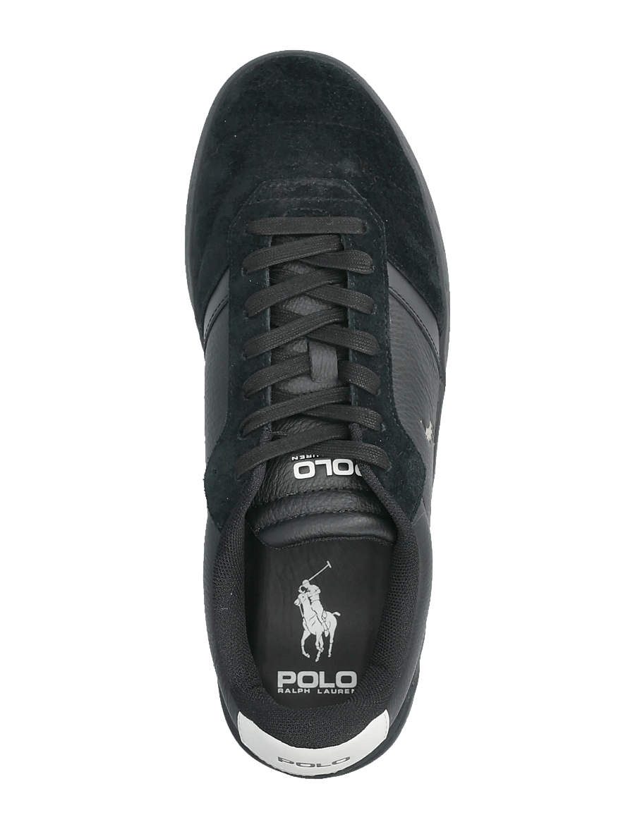 Polo Ralph Lauren - LEATHER/SUEDE-BROOME-SK-LTL - lave sneakers - black - 3