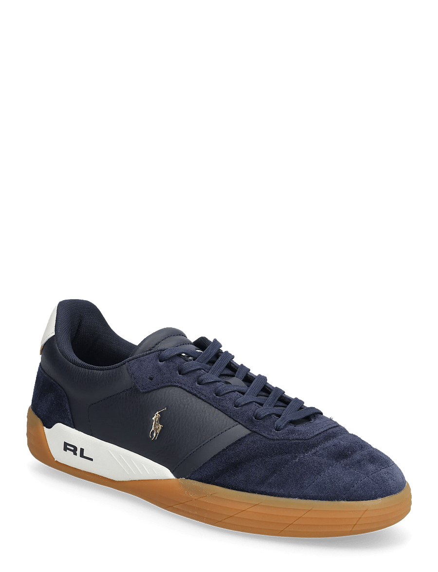 Polo Ralph Lauren - LEATHER/SUEDE-BROOME-SK-LTL - lave sneakers - hunter navy - 0