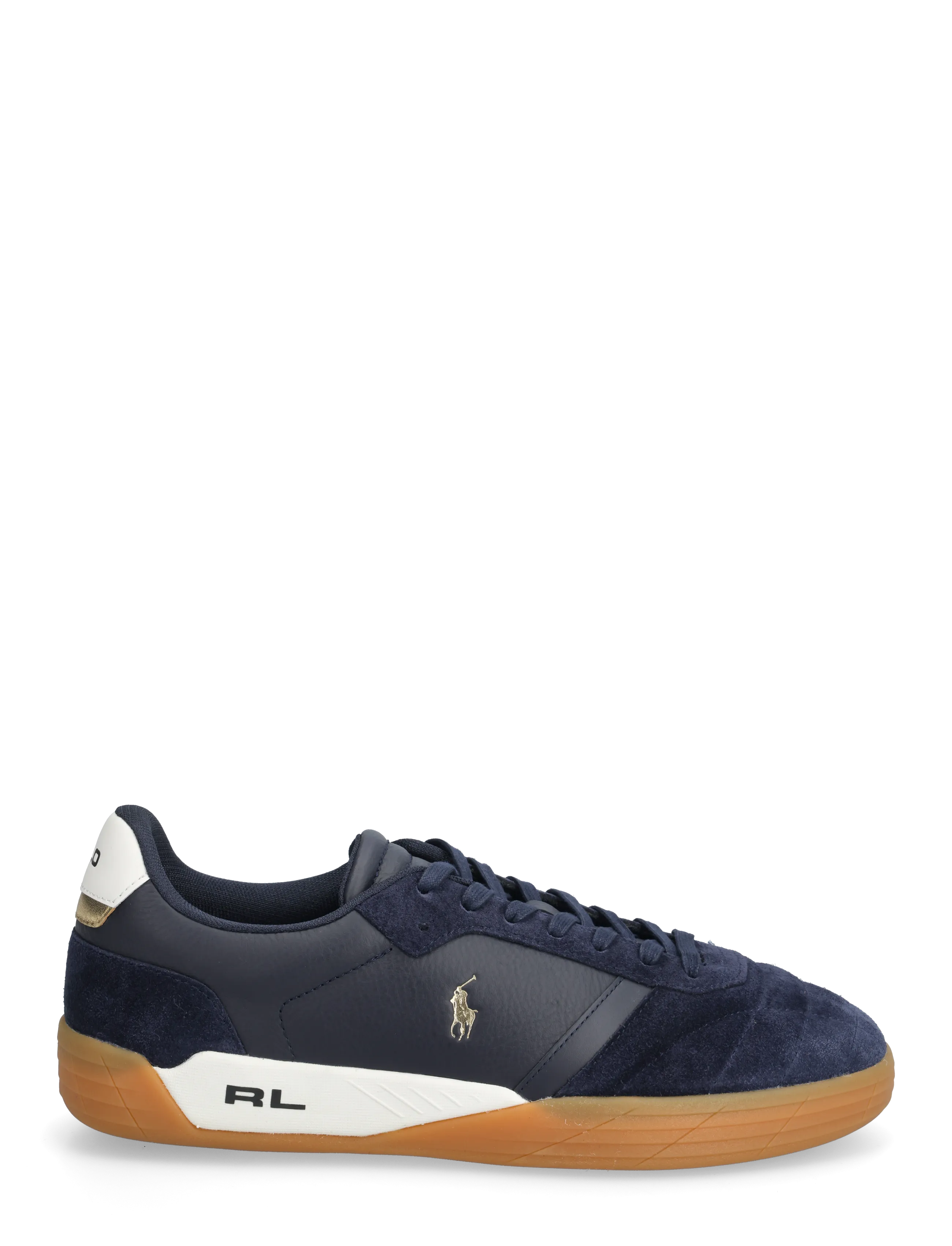 Polo Ralph Lauren - LEATHER/SUEDE-BROOME-SK-LTL - lave sneakers - hunter navy - 1