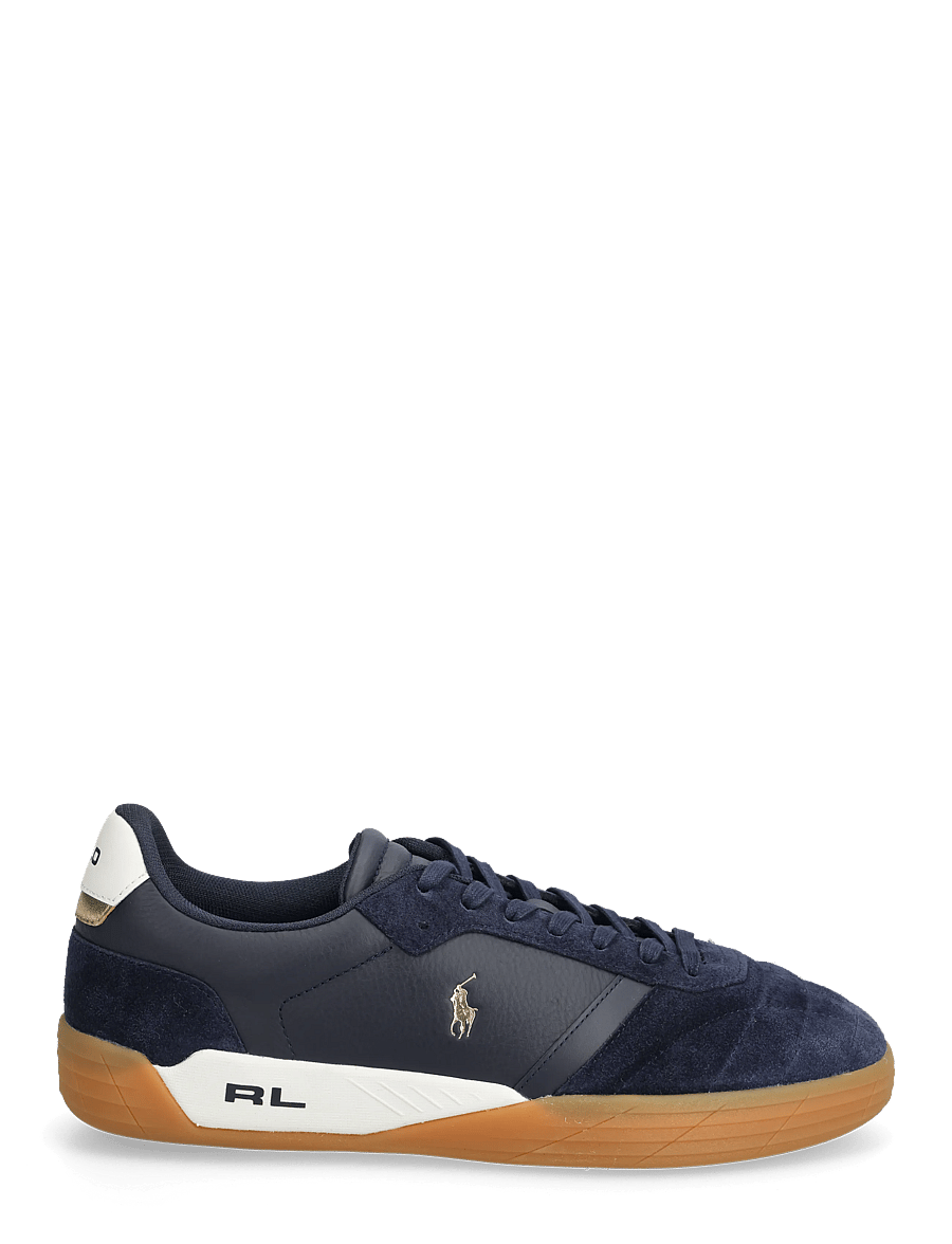 Polo Ralph Lauren - LEATHER/SUEDE-BROOME-SK-LTL - lave sneakers - hunter navy - 1