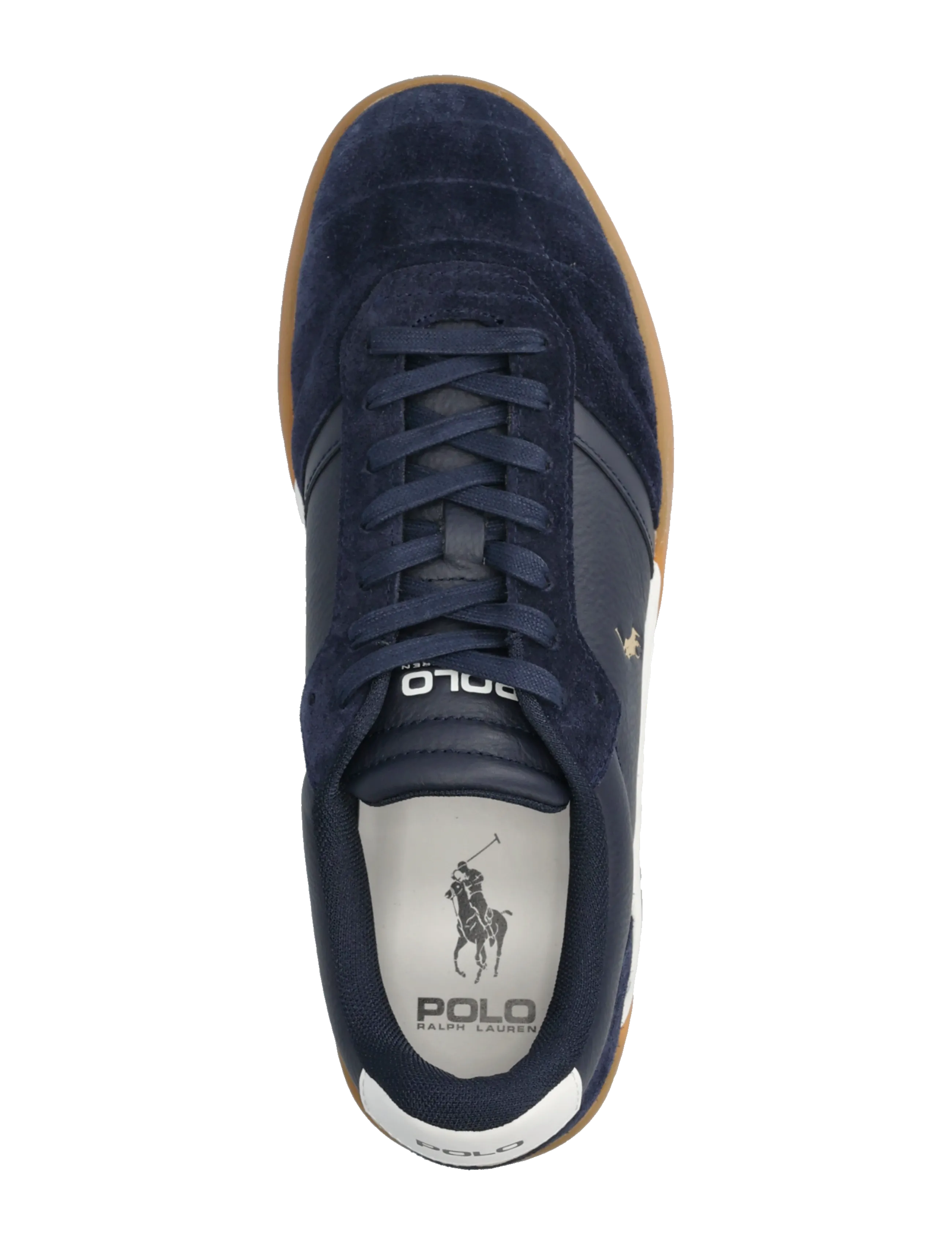 Polo Ralph Lauren - LEATHER/SUEDE-BROOME-SK-LTL - lave sneakers - hunter navy - 3