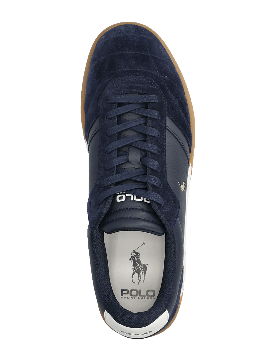 Polo Ralph Lauren - LEATHER/SUEDE-BROOME-SK-LTL - lave sneakers - hunter navy - 3