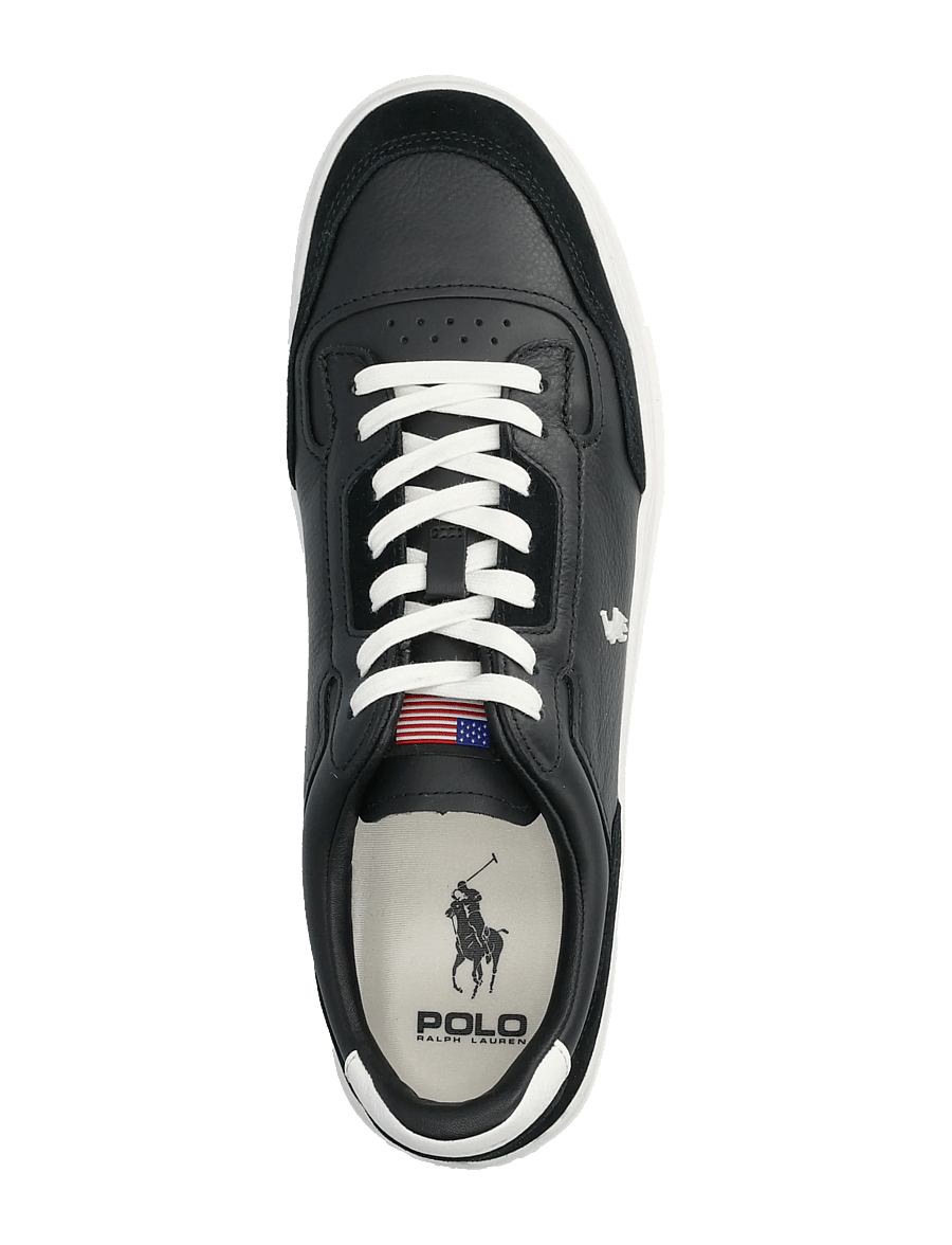 Polo Ralph Lauren - LEATHER/SUEDE-KENMARE-SK-LTL - low-top sneaker - black - 3