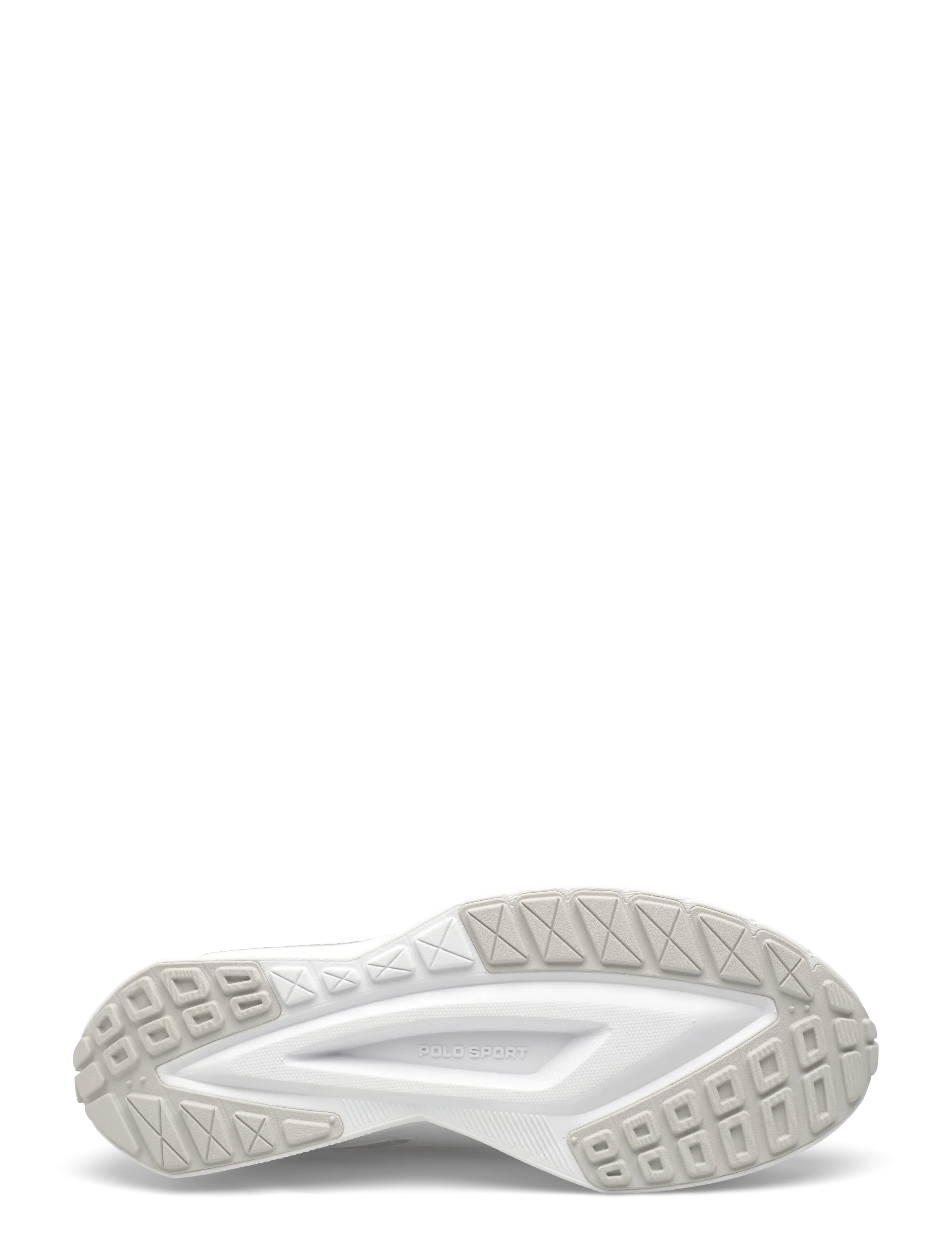 Polo Ralph Lauren - LEATHER/KNIT-BOERUM KNIT-SK-LTL - lave sneakers - deckwash white/gr - 4