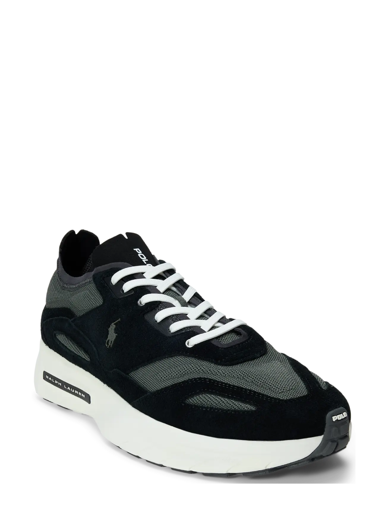 Polo Ralph Lauren Boerum Suede-Paneled Knit Sneaker sneakers herr – bild 4
