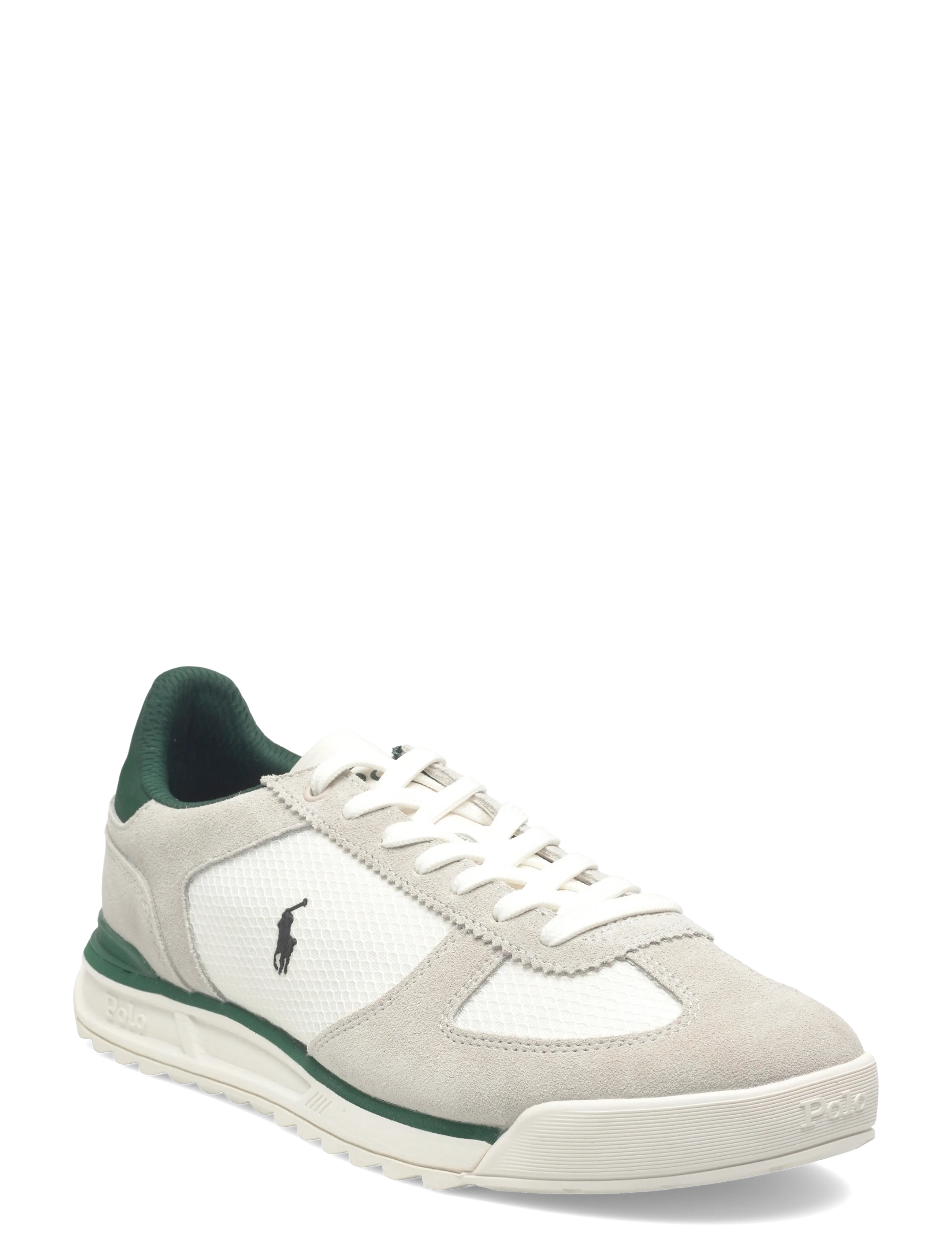 Polo Ralph Lauren SUEDE/NYLON-VARICK PP-SK-LTL - Schuhe - BIANCO/WHITE/FORE / cream
