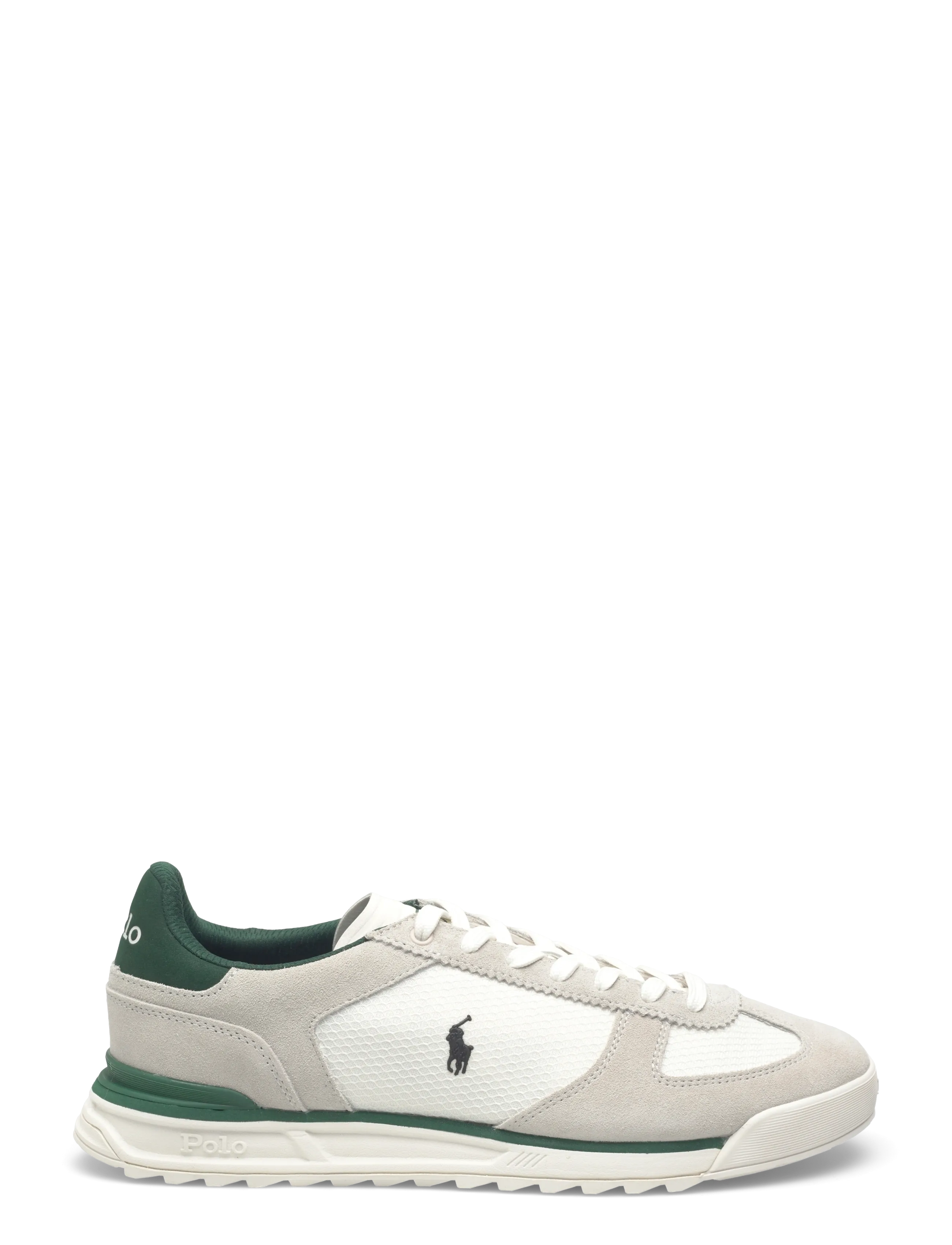 Polo Ralph Lauren - SUEDE/NYLON-VARICK PP-SK-LTL - lave sneakers - bianco/white/fore - 1
