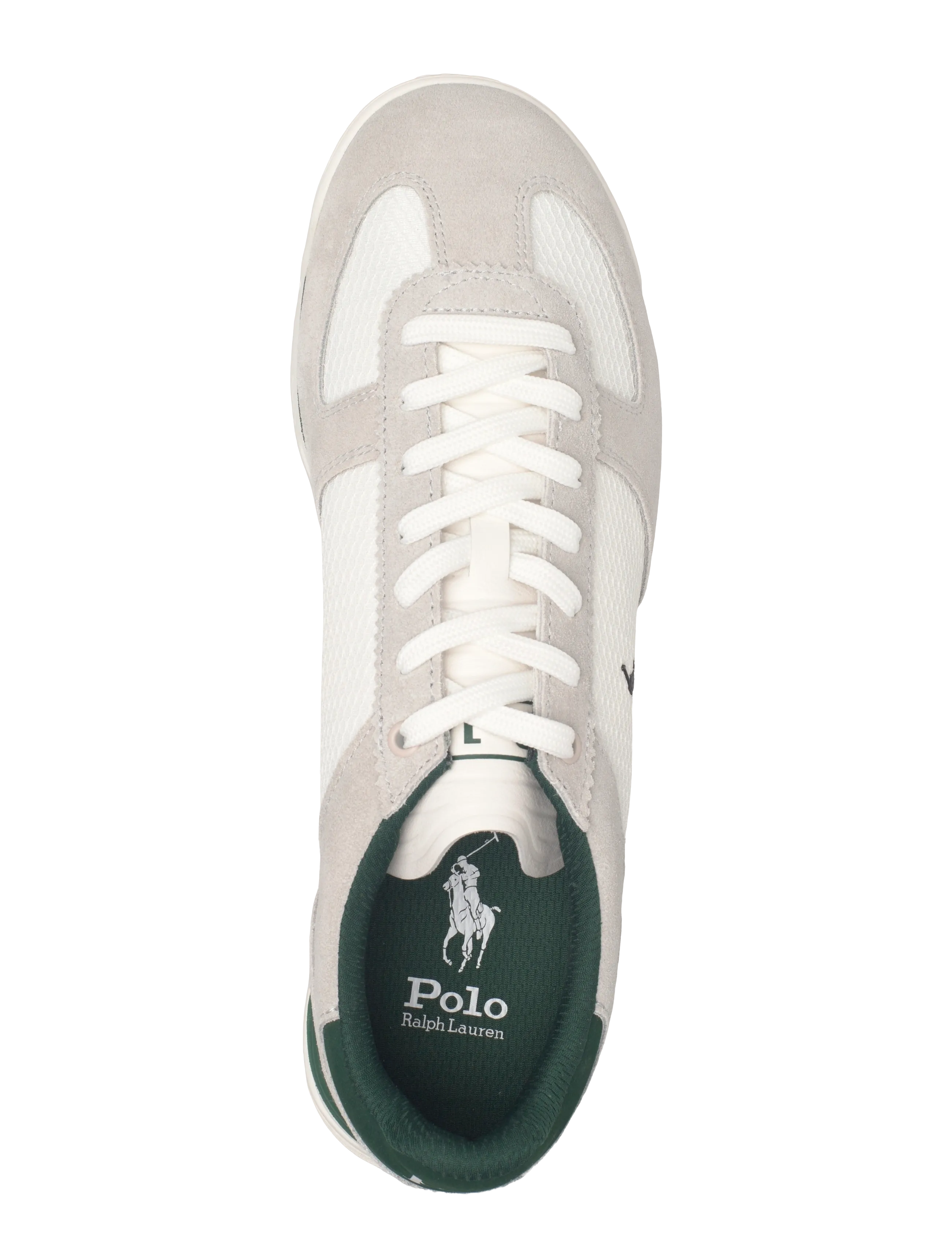 Polo Ralph Lauren - SUEDE/NYLON-VARICK PP-SK-LTL - lave sneakers - bianco/white/fore - 3
