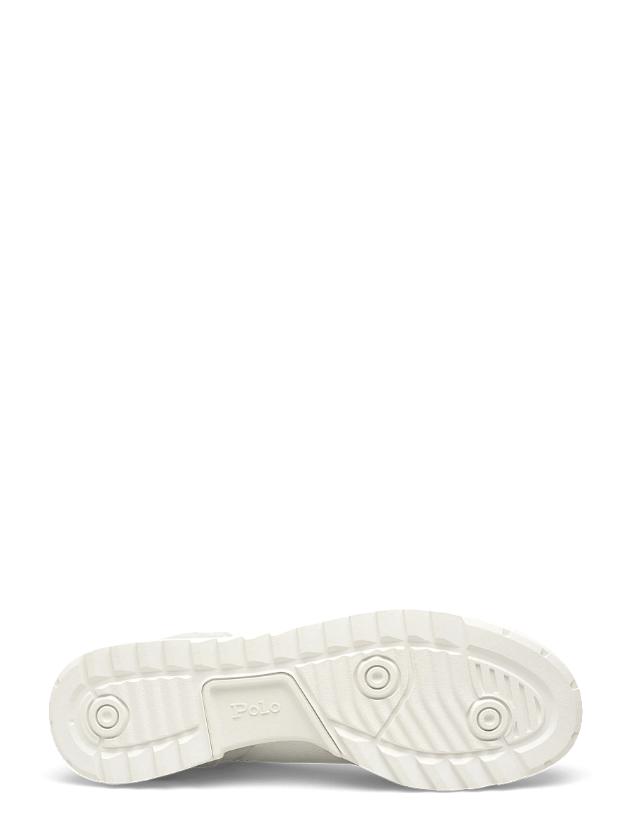 Polo Ralph Lauren - SUEDE/NYLON-VARICK PP-SK-LTL - niedriger schnitt - bianco/white/fore - 4