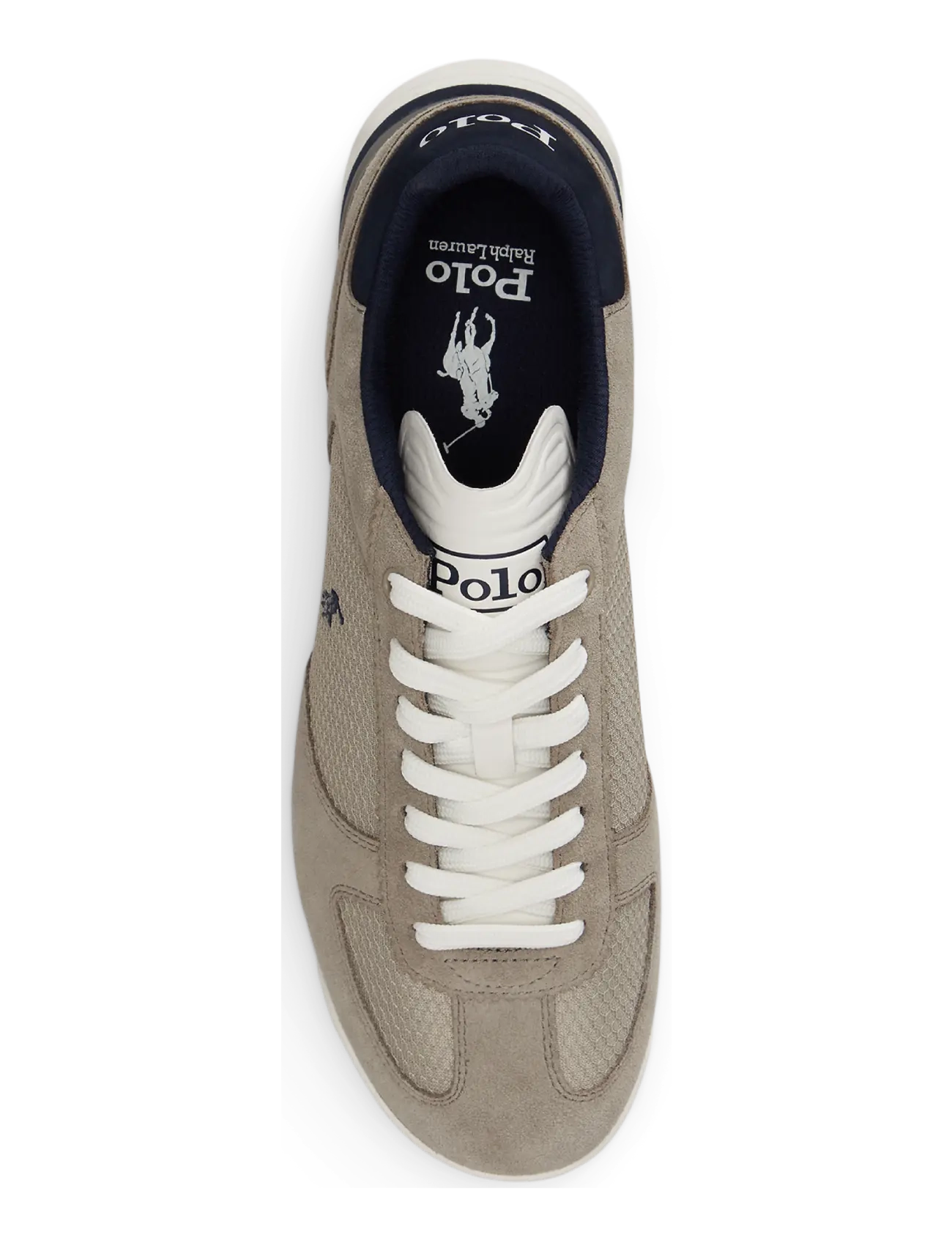 Polo Ralph Lauren - Varick Suede & Mesh Sneaker - madala säärega - tonal earth grey - 2