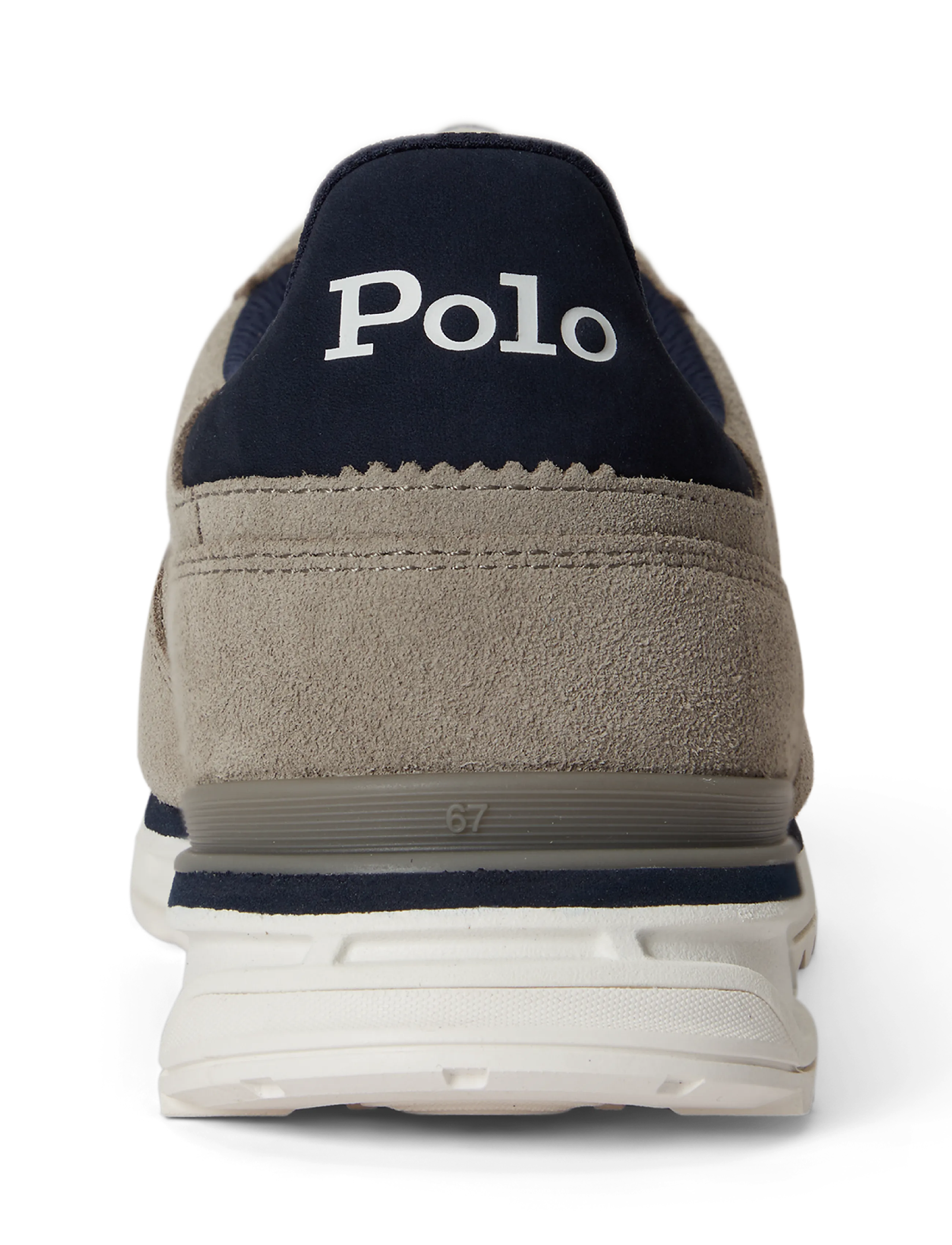 Polo Ralph Lauren - Varick Suede & Mesh Sneaker - madala säärega - tonal earth grey - 3
