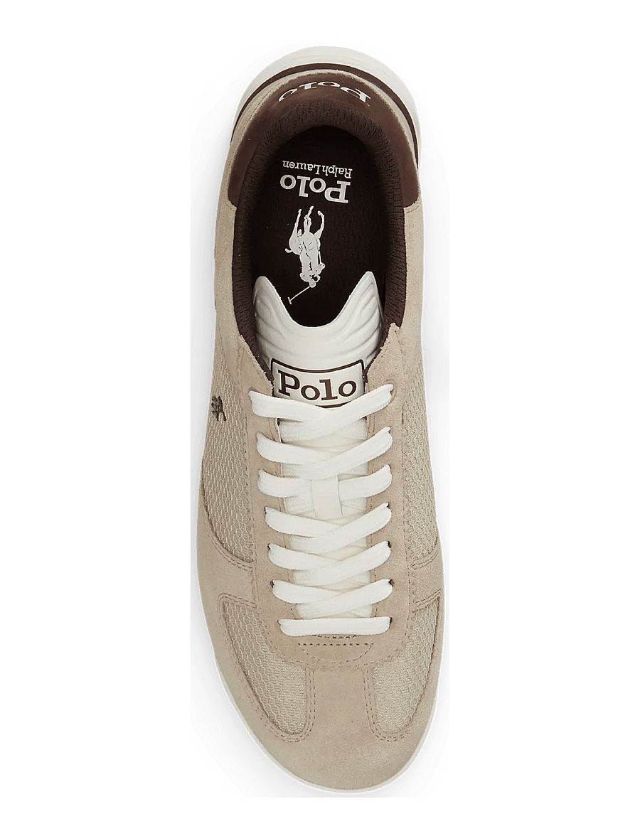 Polo Ralph Lauren - Varick Suede & Mesh Sneaker - lave sneakers - tonal milkshake - 2