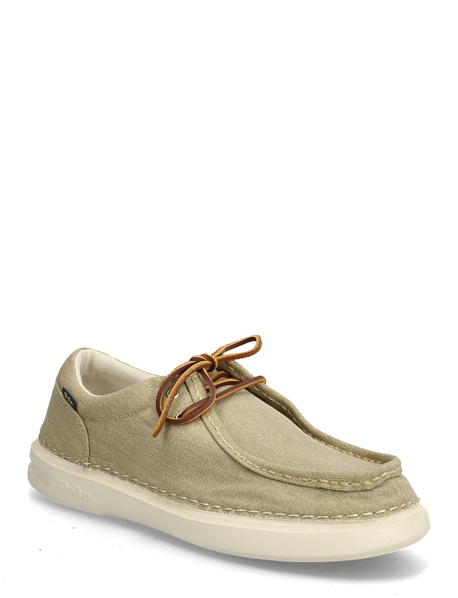 Polo Ralph Lauren - CANVAS-RLITE MOC-CS-BTS - moc toe sko - khaki - 0