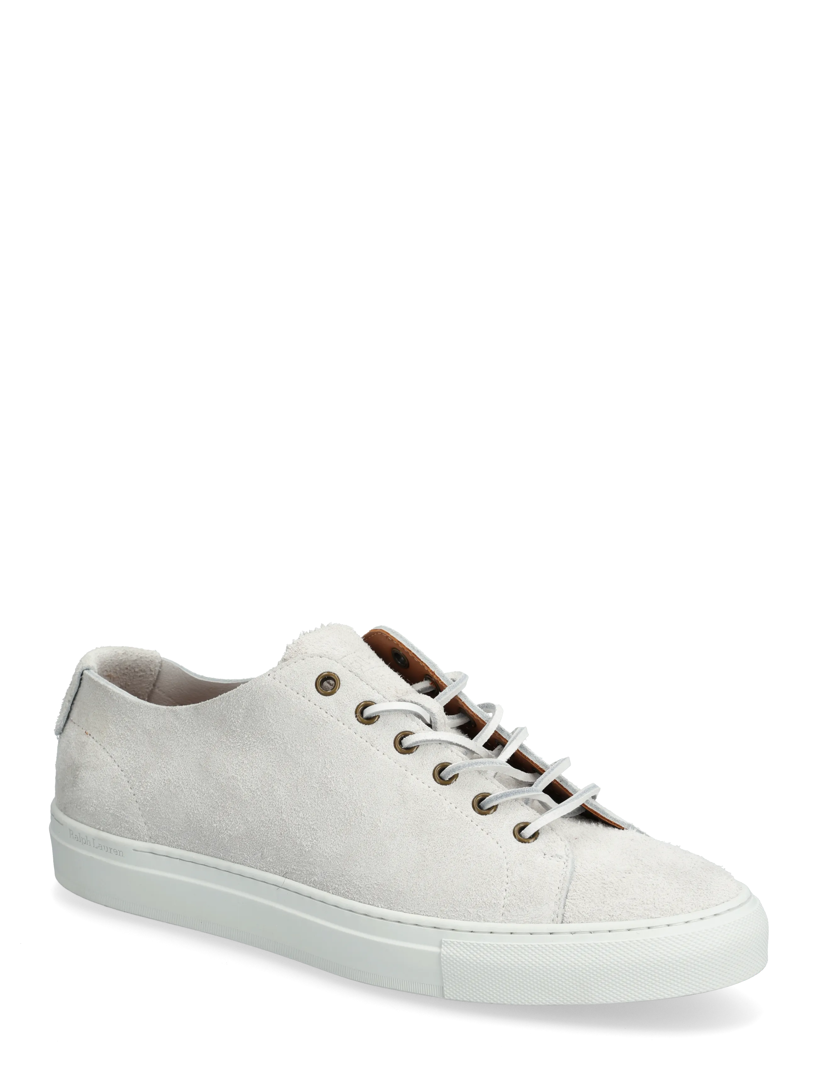 Polo Ralph Lauren Suede-Jr Lux Decon-Sk-Ltl, Mænd, Ruskind Sneakers, Hvid, Str: 45