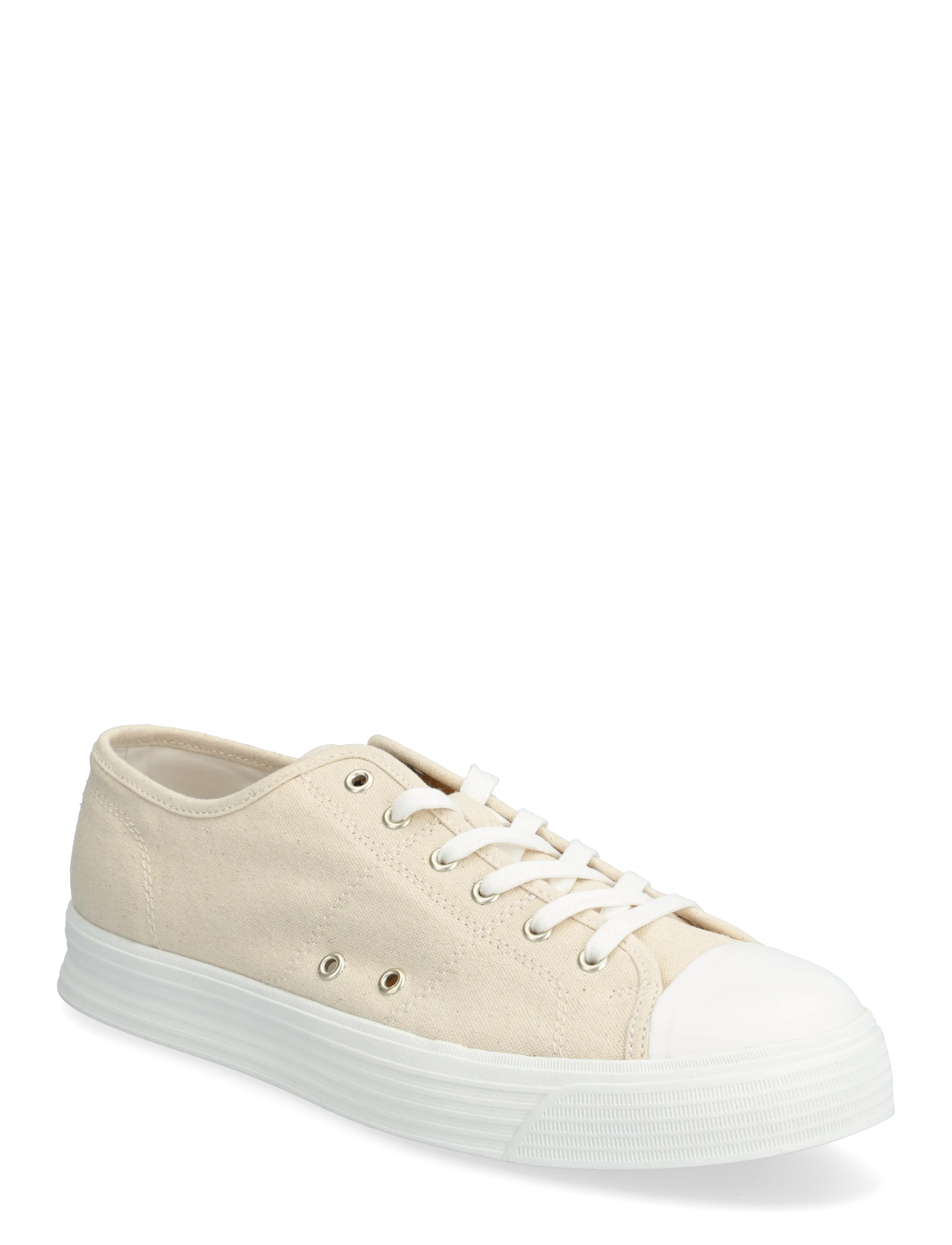 Polo Ralph Lauren Canvas-Ayers Low-Sk-Ltl, 47, Sneakers, Creme - Low-top Männerswear