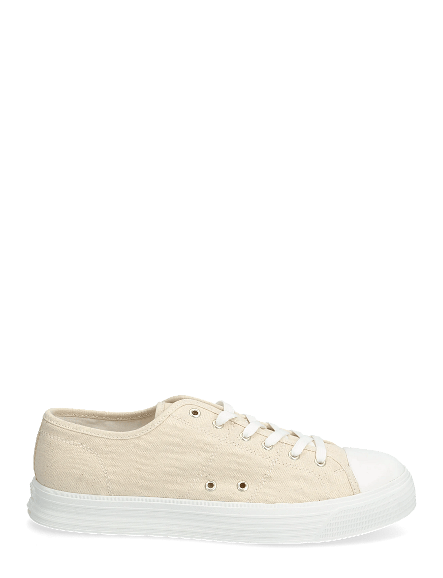 Polo Ralph Lauren - CANVAS-AYERS LOW-SK-LTL - låga sneakers - cream - 1