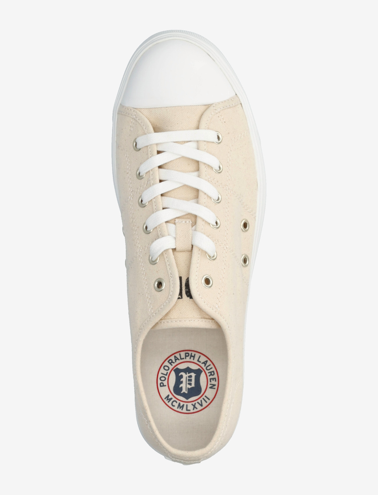 Polo Ralph Lauren - CANVAS-AYERS LOW-SK-LTL - lave sneakers - cream - 3