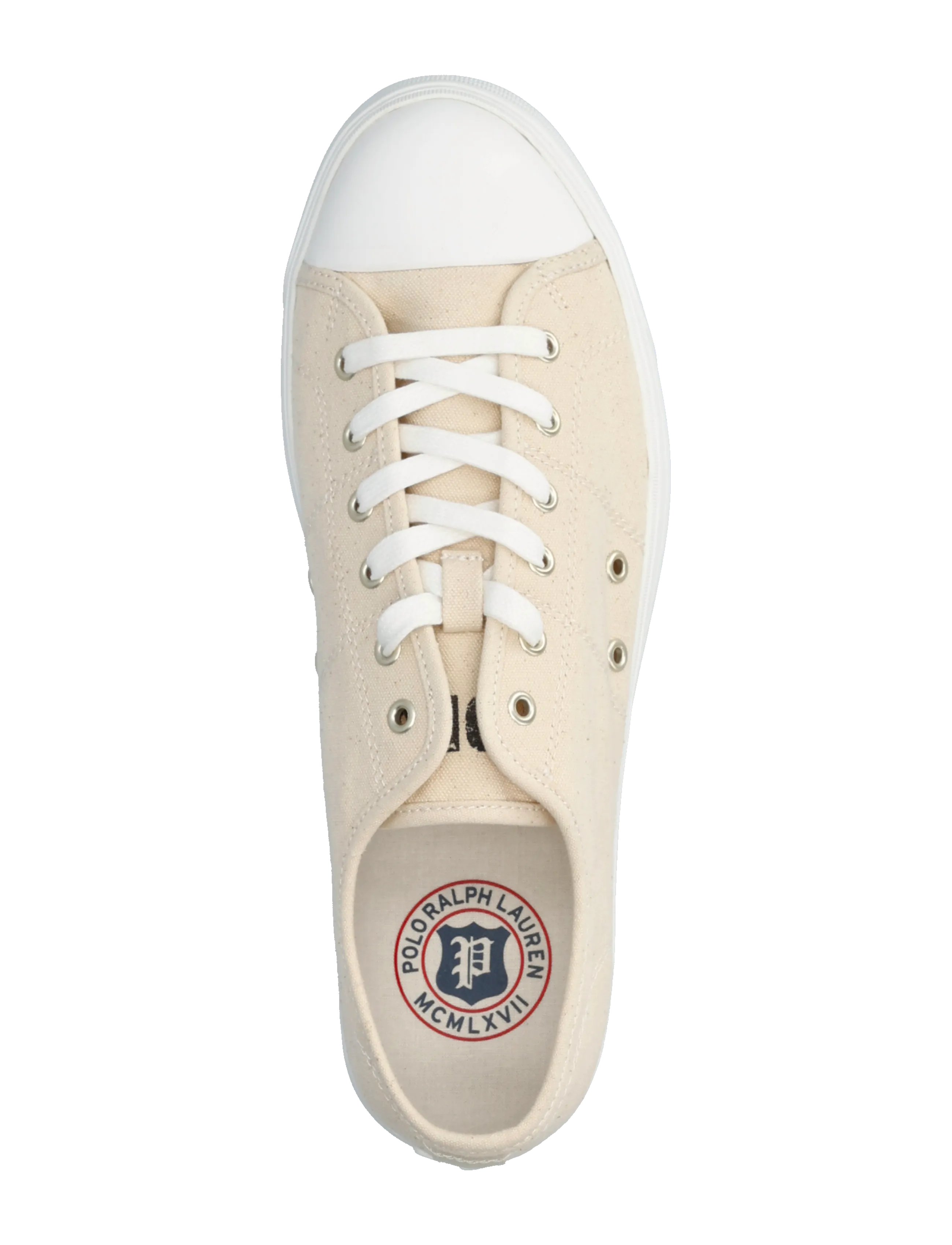 Polo Ralph Lauren - CANVAS-AYERS LOW-SK-LTL - ar zemu augšdaļu - cream - 3