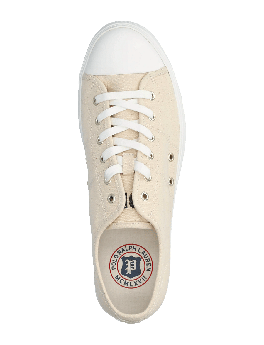 Polo Ralph Lauren - CANVAS-AYERS LOW-SK-LTL - låga sneakers - cream - 3