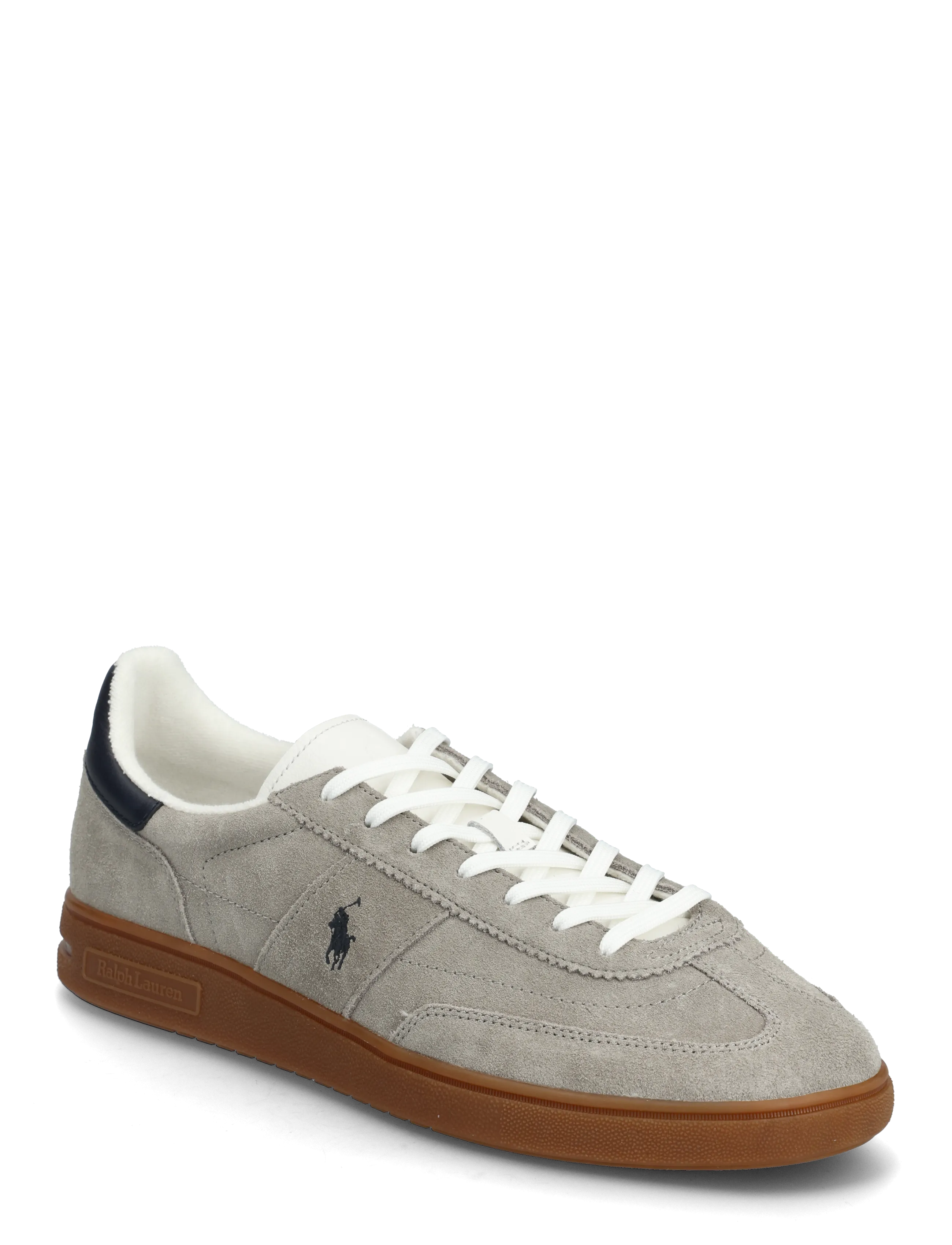 Polo Ralph Lauren Bedford Suede Sneaker - Sneakers - EARTH GREY/HUNTER / grey