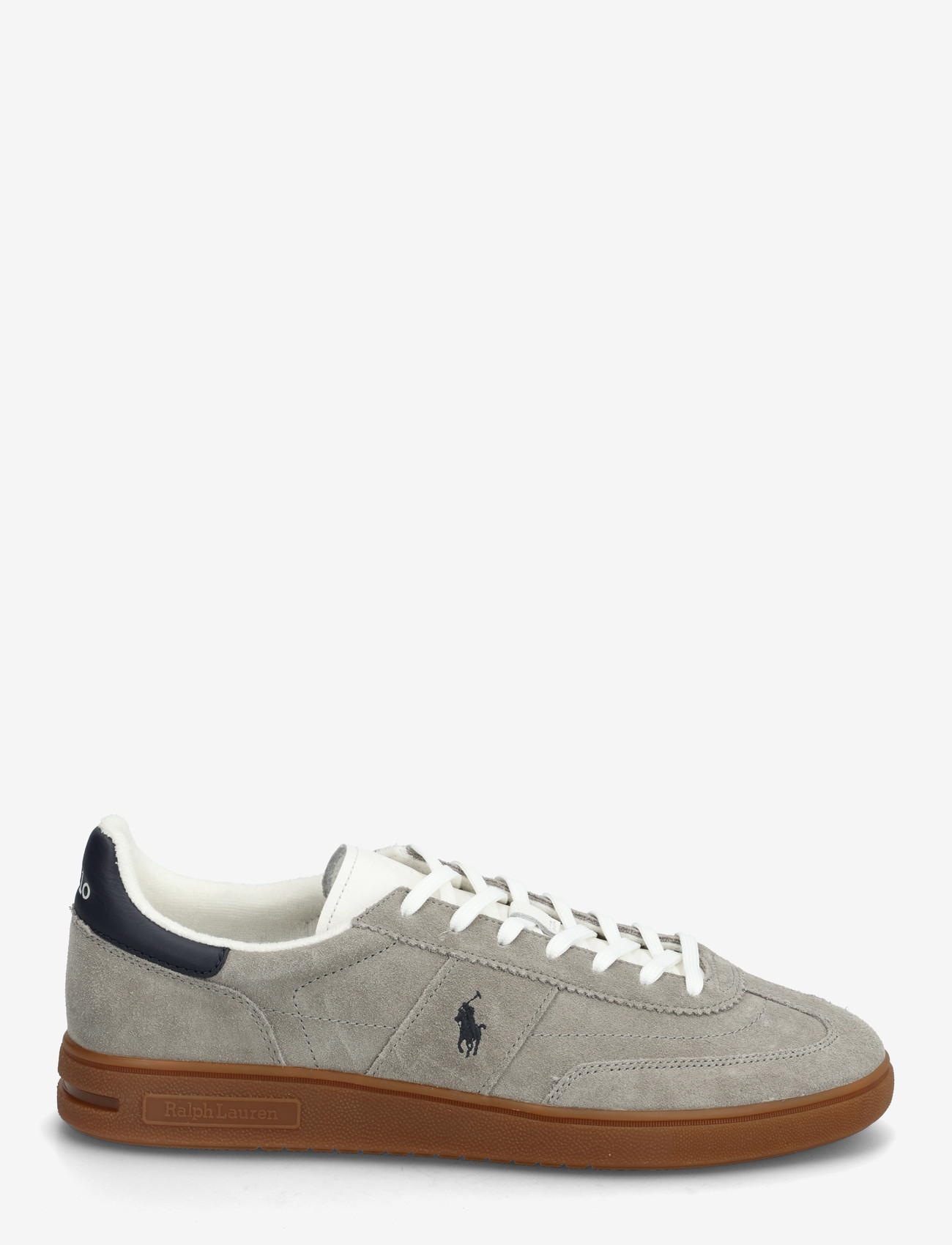 Polo Ralph Lauren - Bedford Suede Sneaker - niedriger schnitt - earth grey/hunter - 1