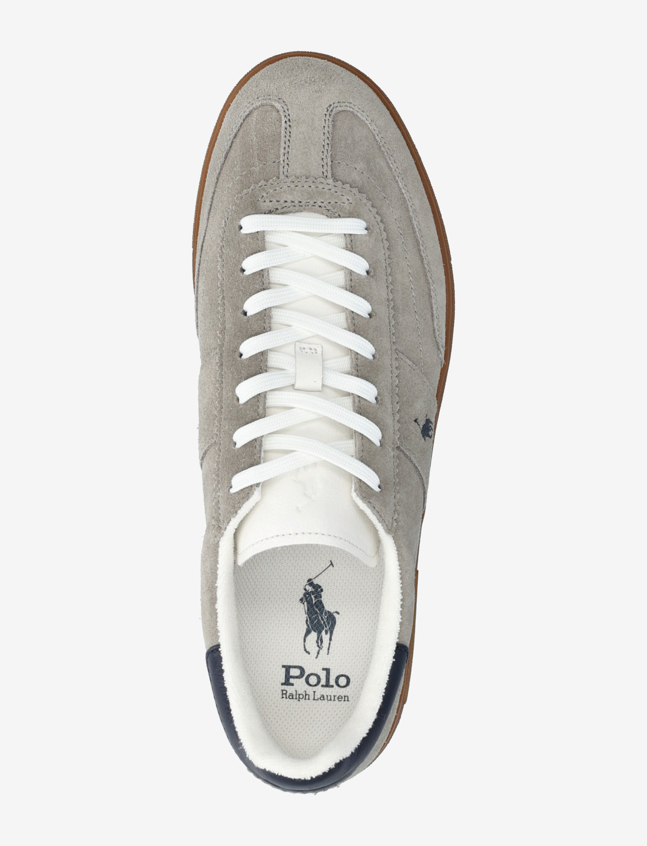 Polo Ralph Lauren - Bedford Suede Sneaker - niedriger schnitt - earth grey/hunter - 3