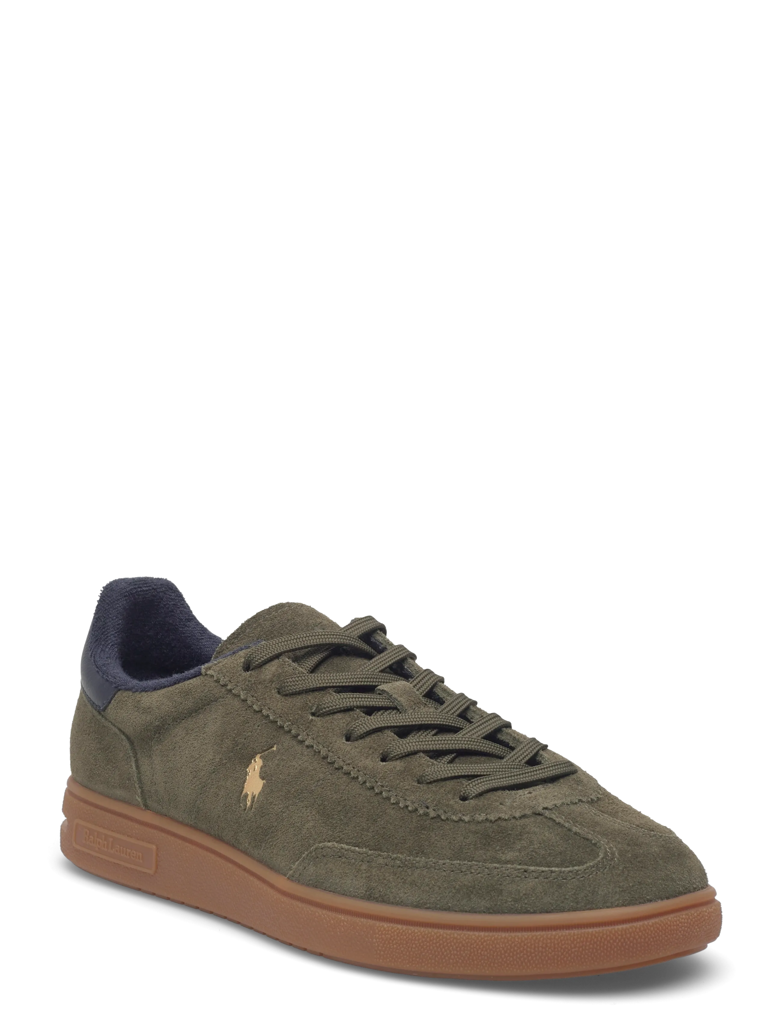 Polo Ralph Lauren Bedford Suede Sneaker - Sneakers - ESTATE OLIVE/HUNT / khaki/green