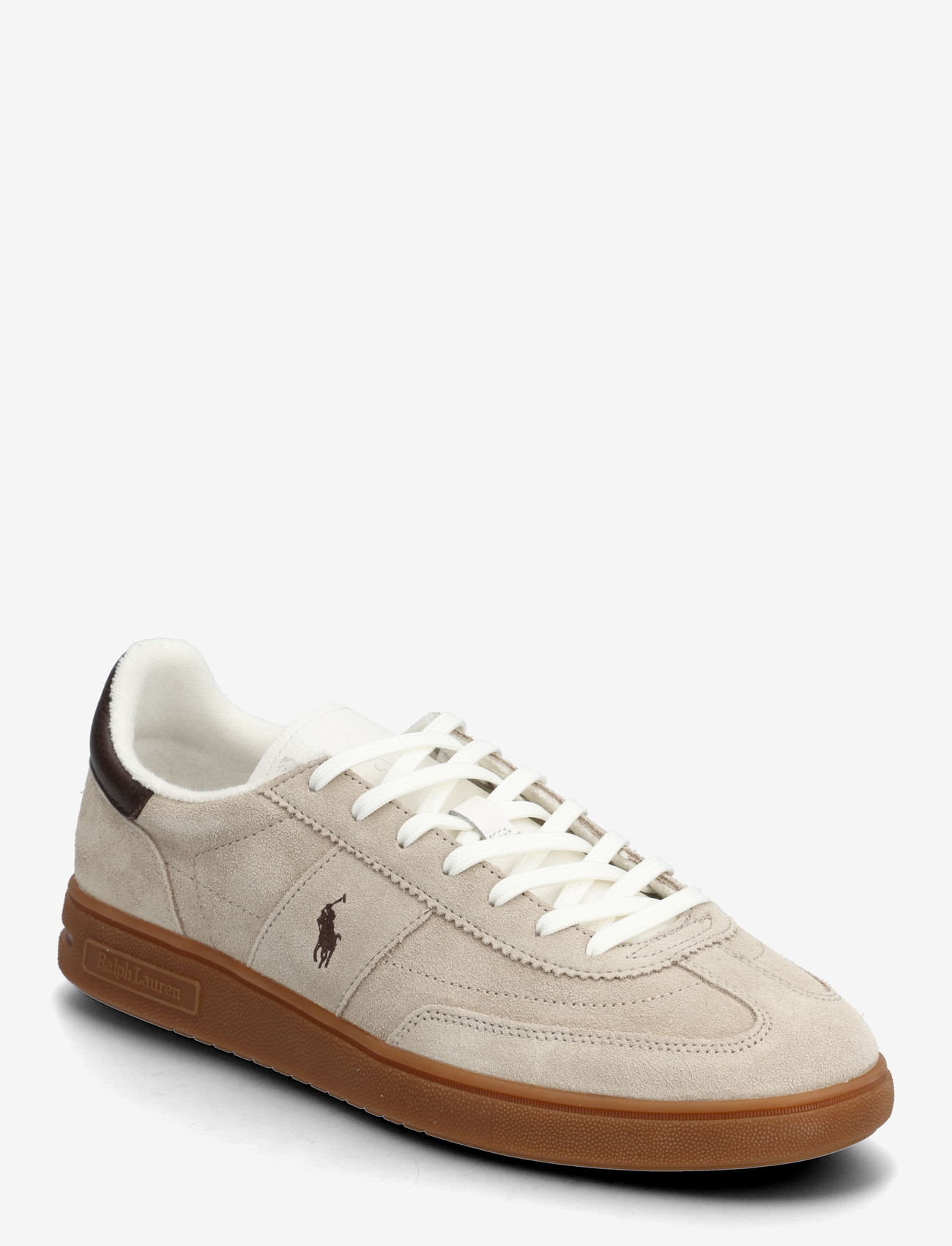 Polo Ralph Lauren - Bedford Suede Sneaker - tennised - milkshake/dark br - 0