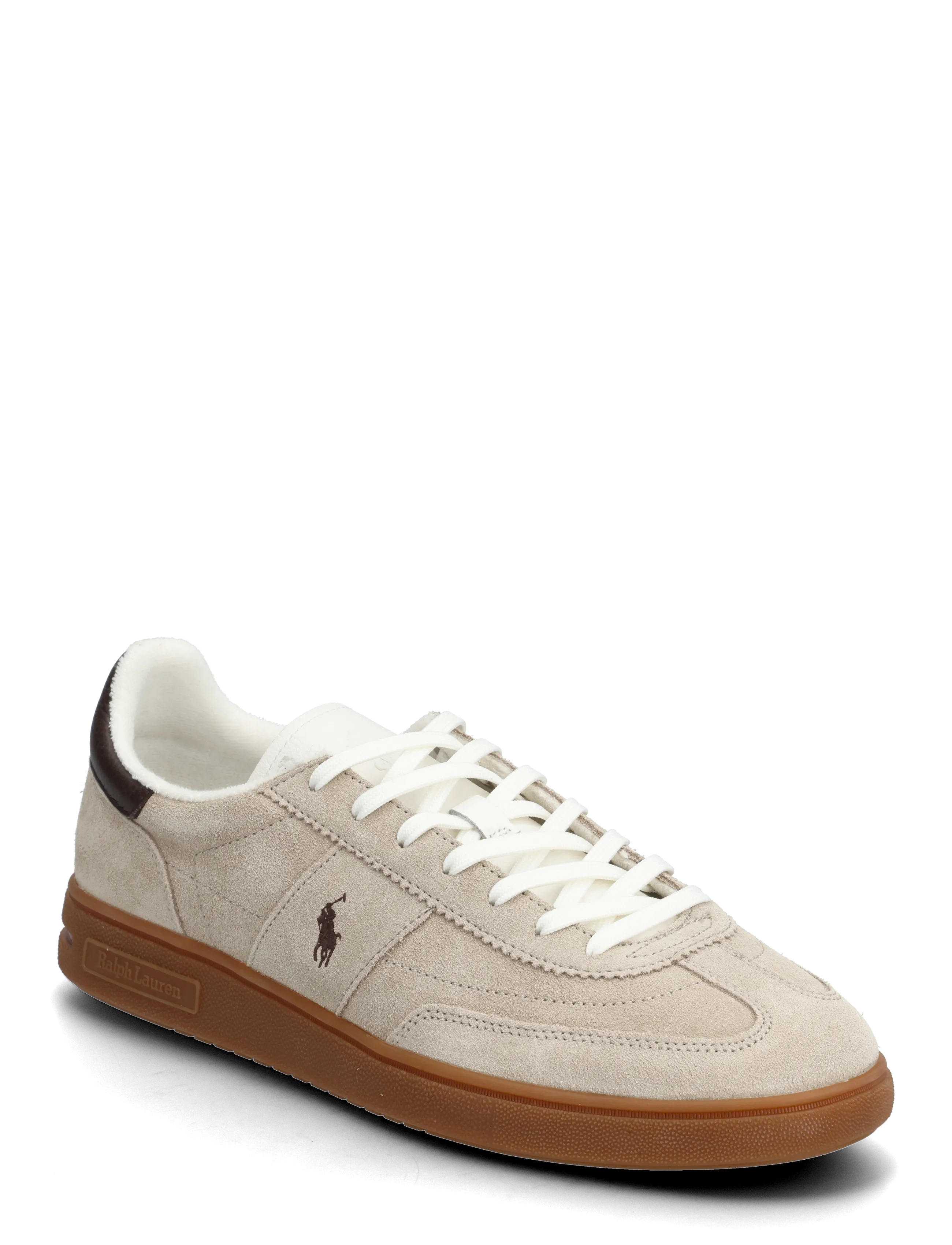 Polo Ralph Lauren Bedford Suede Sneaker - Sneakers - MILKSHAKE/DARK BR / beige