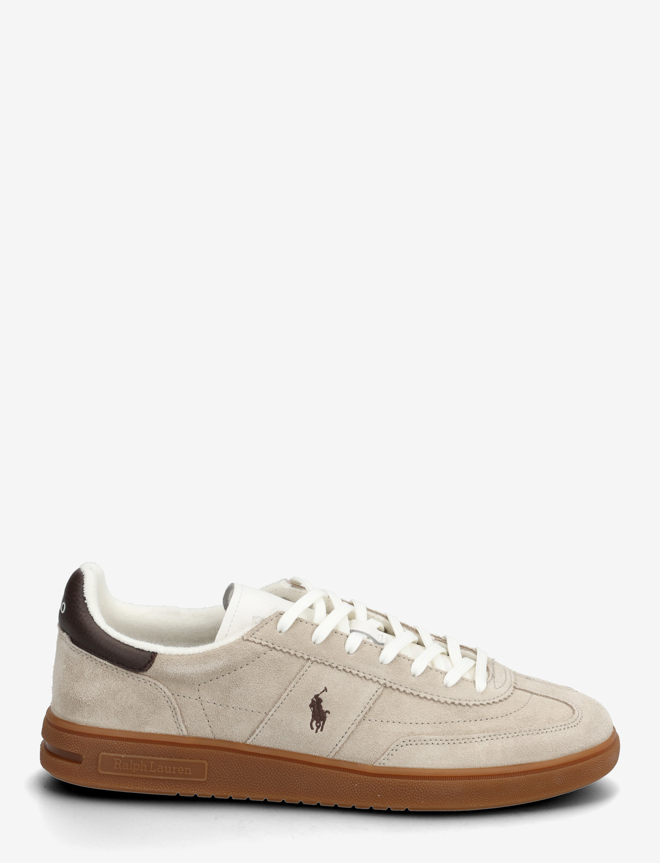 Polo Ralph Lauren - Bedford Suede Sneaker - tennised - milkshake/dark br - 1