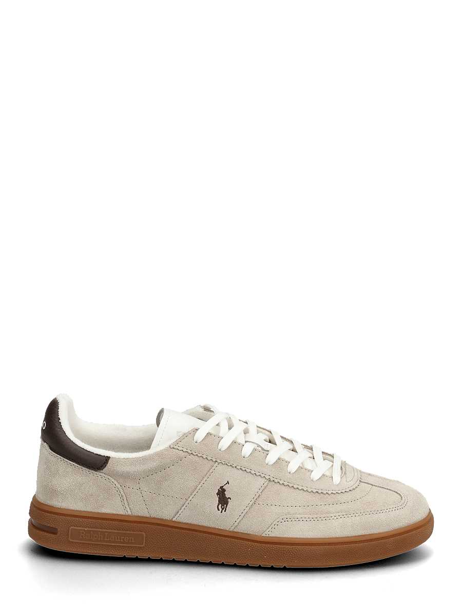 Polo Ralph Lauren - SUEDE-BEDFORD PP-SK-LTL - lave sneakers - milkshake/dark br - 1