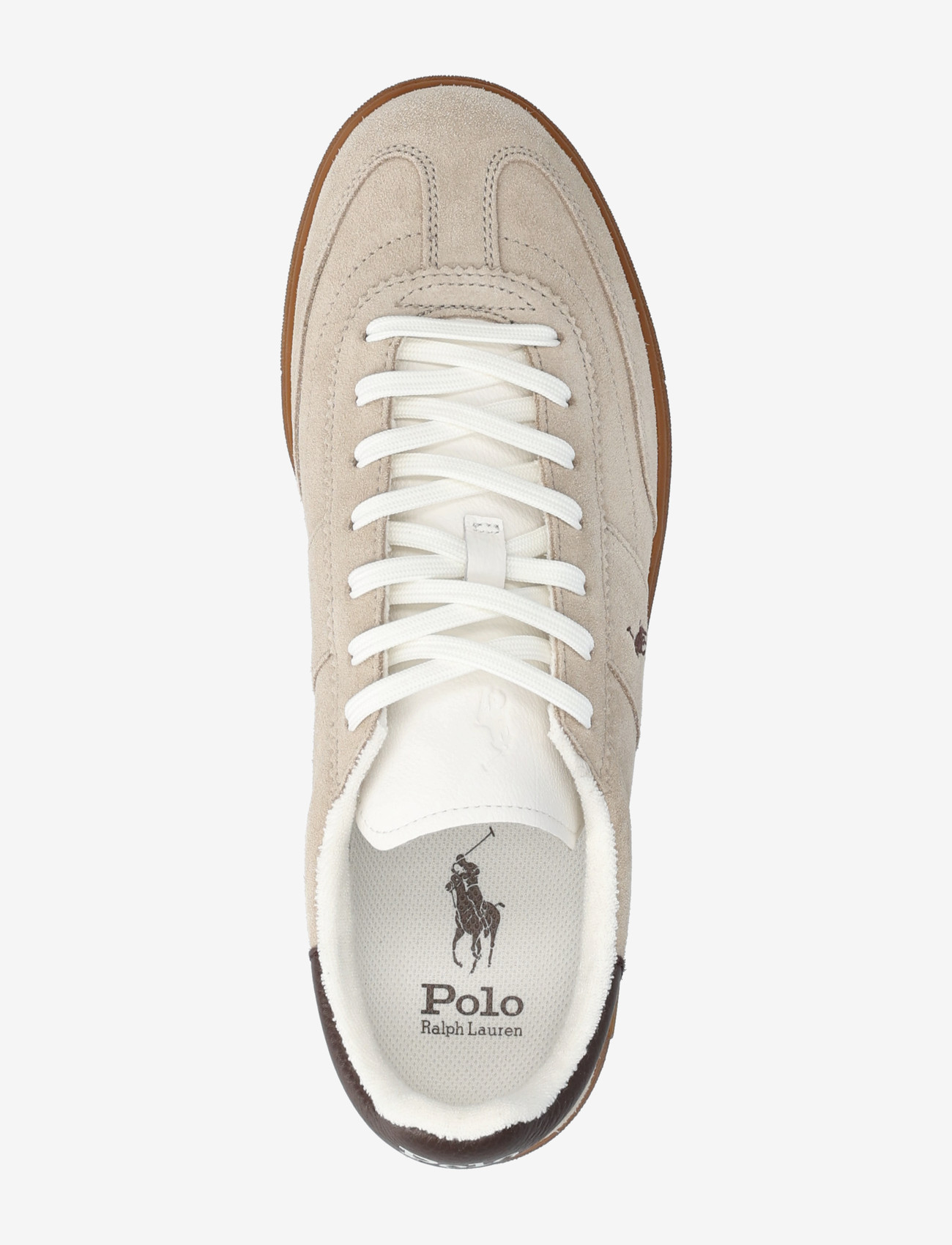 Polo Ralph Lauren - Bedford Suede Sneaker - tennised - milkshake/dark br - 3